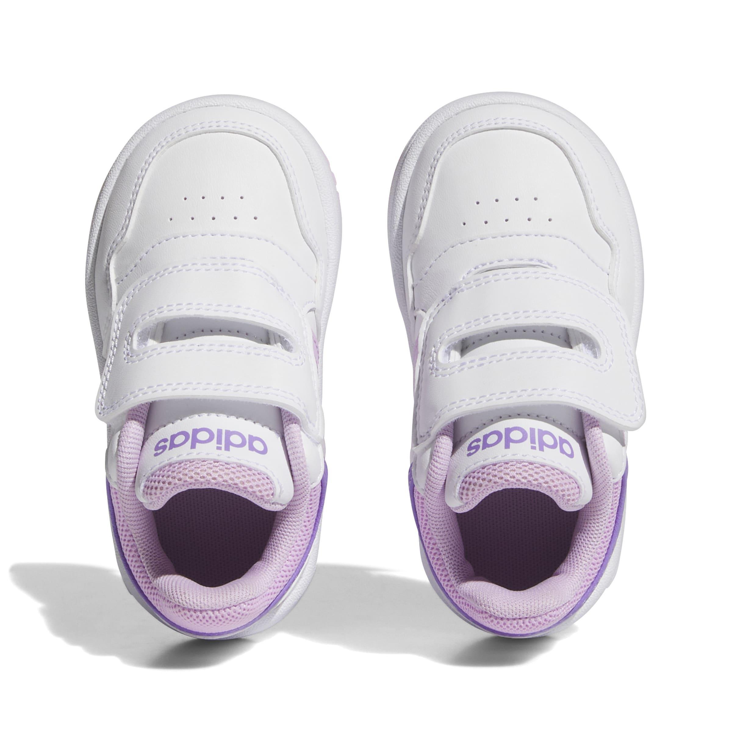 Unisex Kids Hoops Shoes, White, , large image number 1