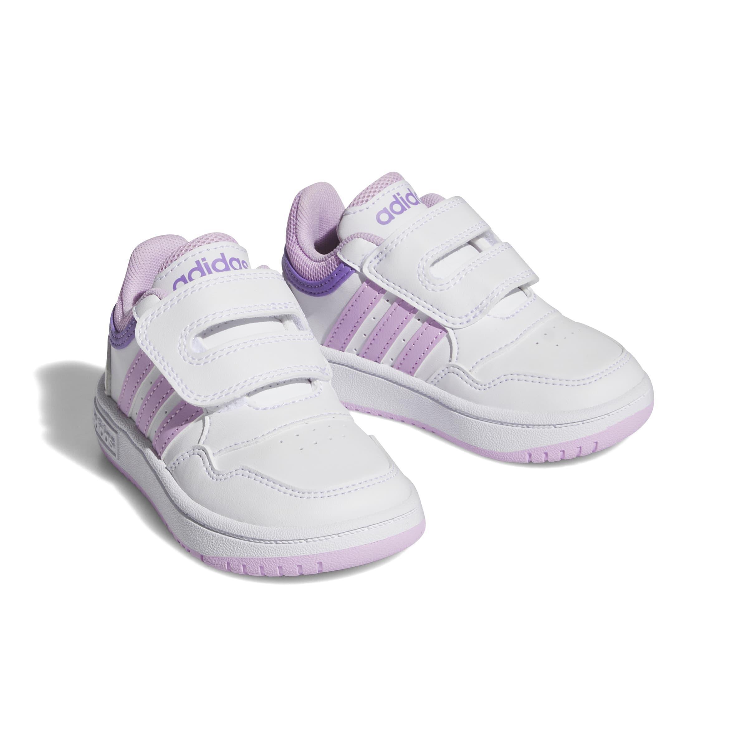 Unisex Kids Hoops Shoes, White, A901_ONE, large image number 2