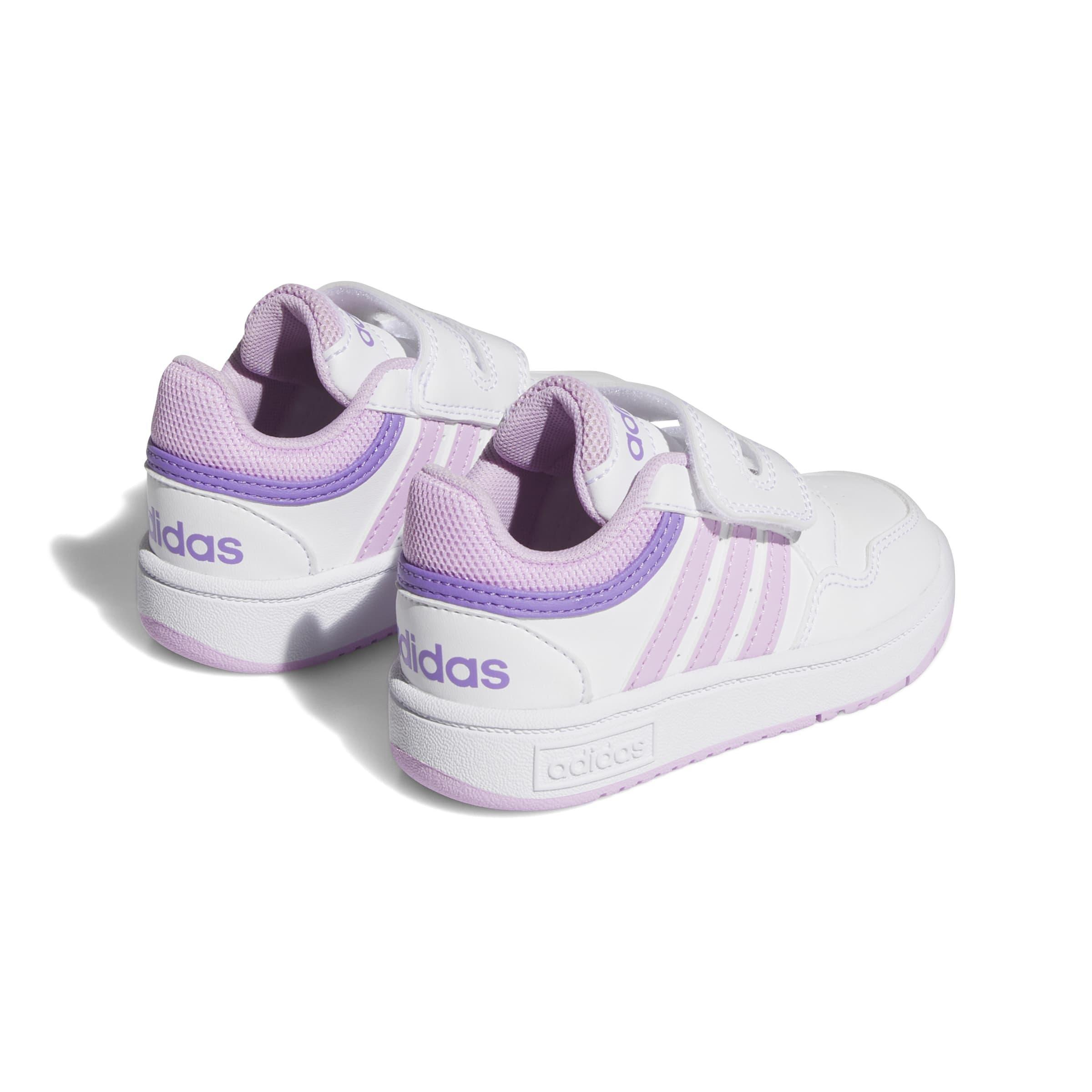 Unisex Kids Hoops Shoes, White, A901_ONE, large image number 3