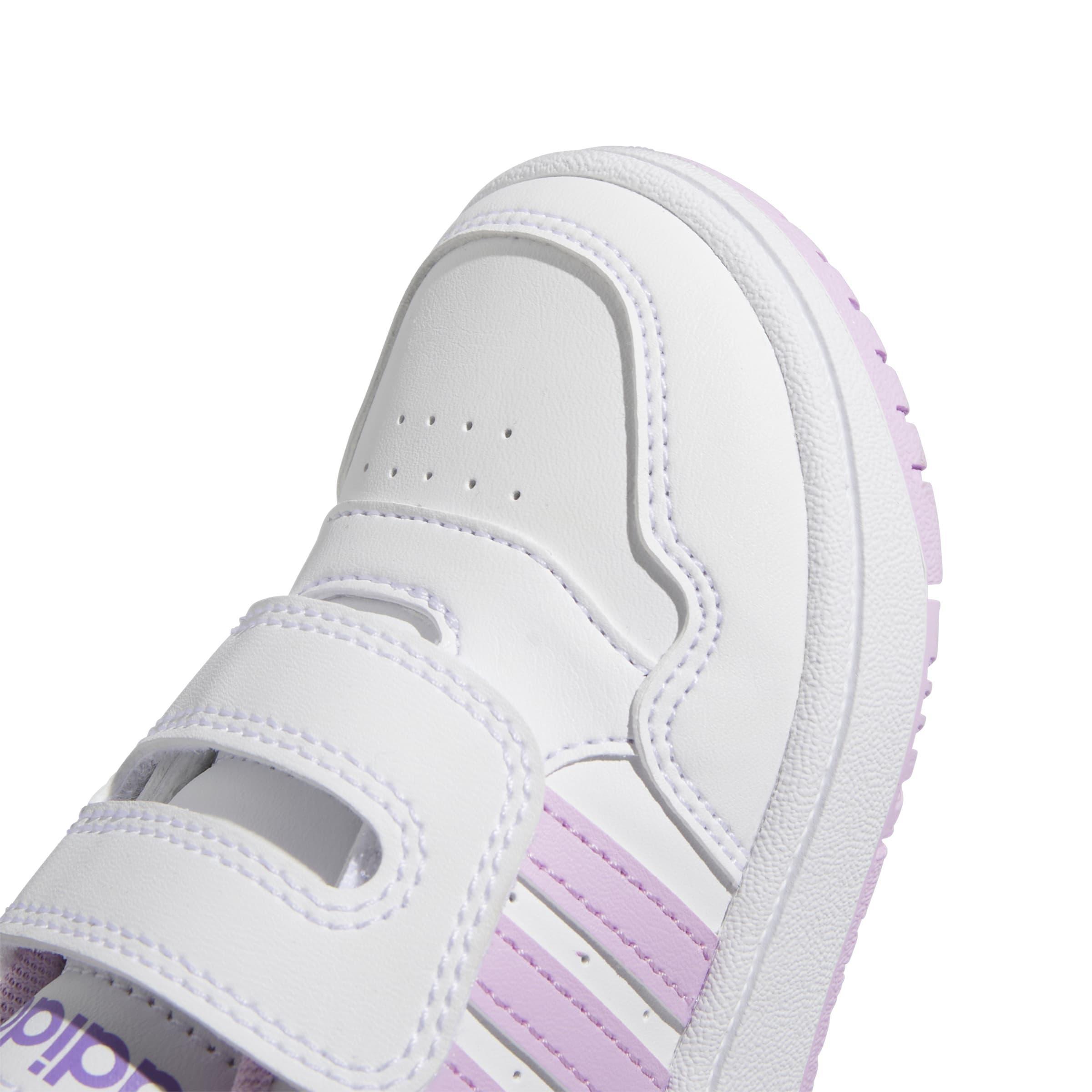 Unisex Kids Hoops Shoes, White, A901_ONE, large image number 4