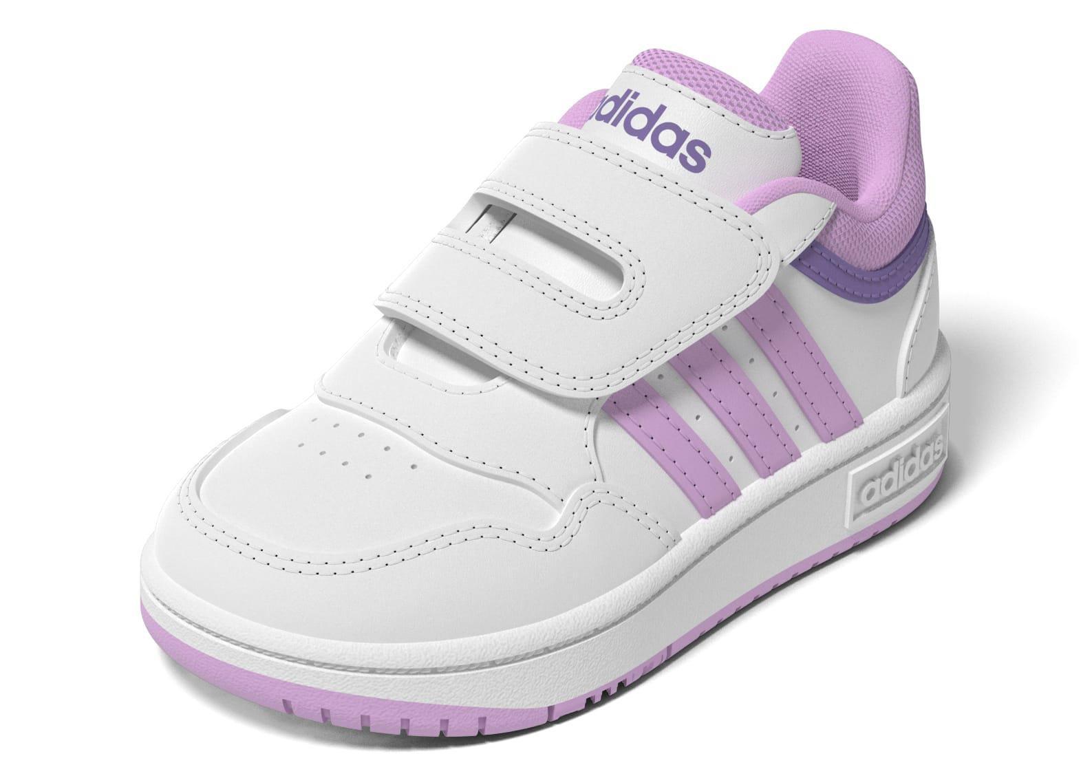 Unisex Kids Hoops Shoes, White, A901_ONE, large image number 6