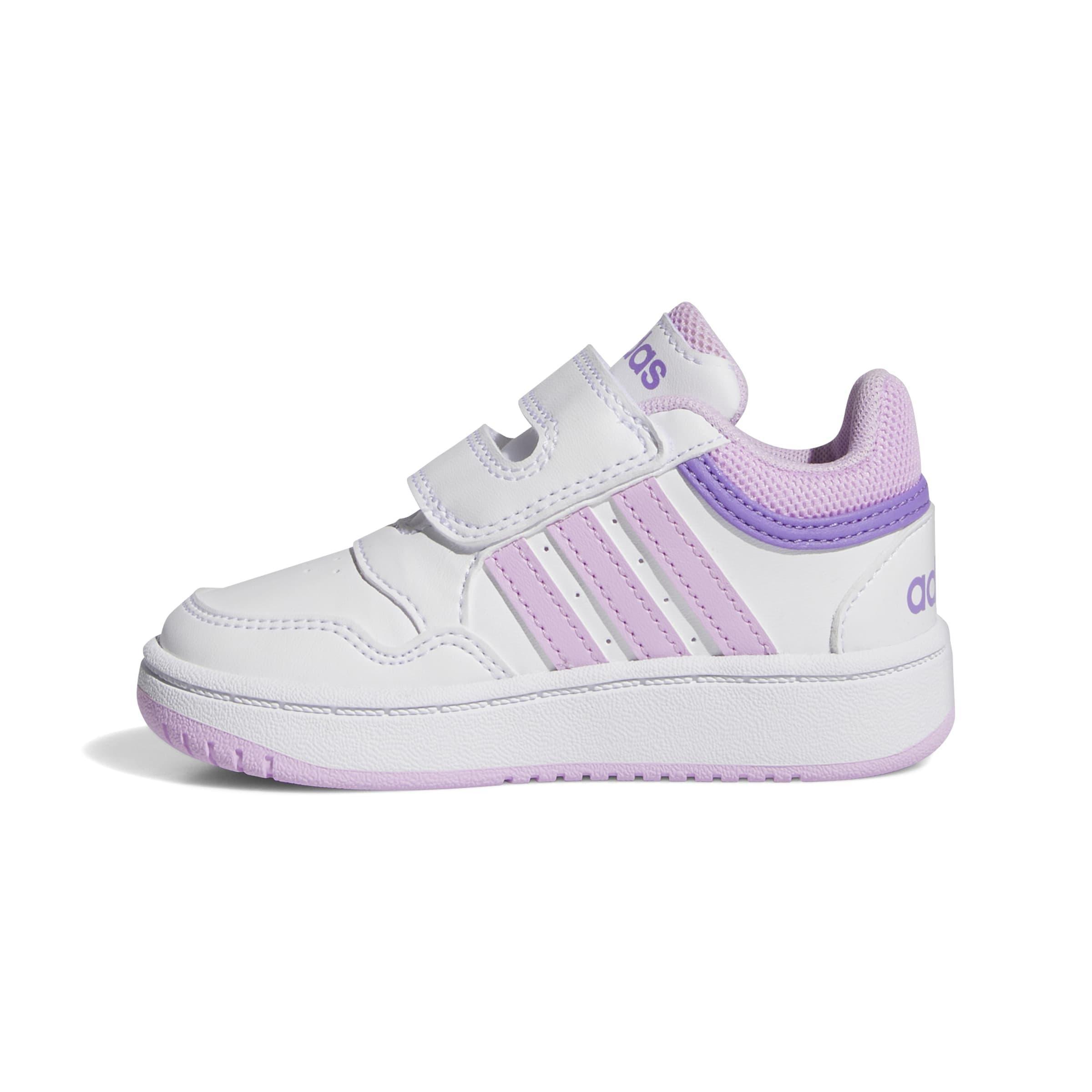 Unisex Kids Hoops Shoes, White, A901_ONE, large image number 7