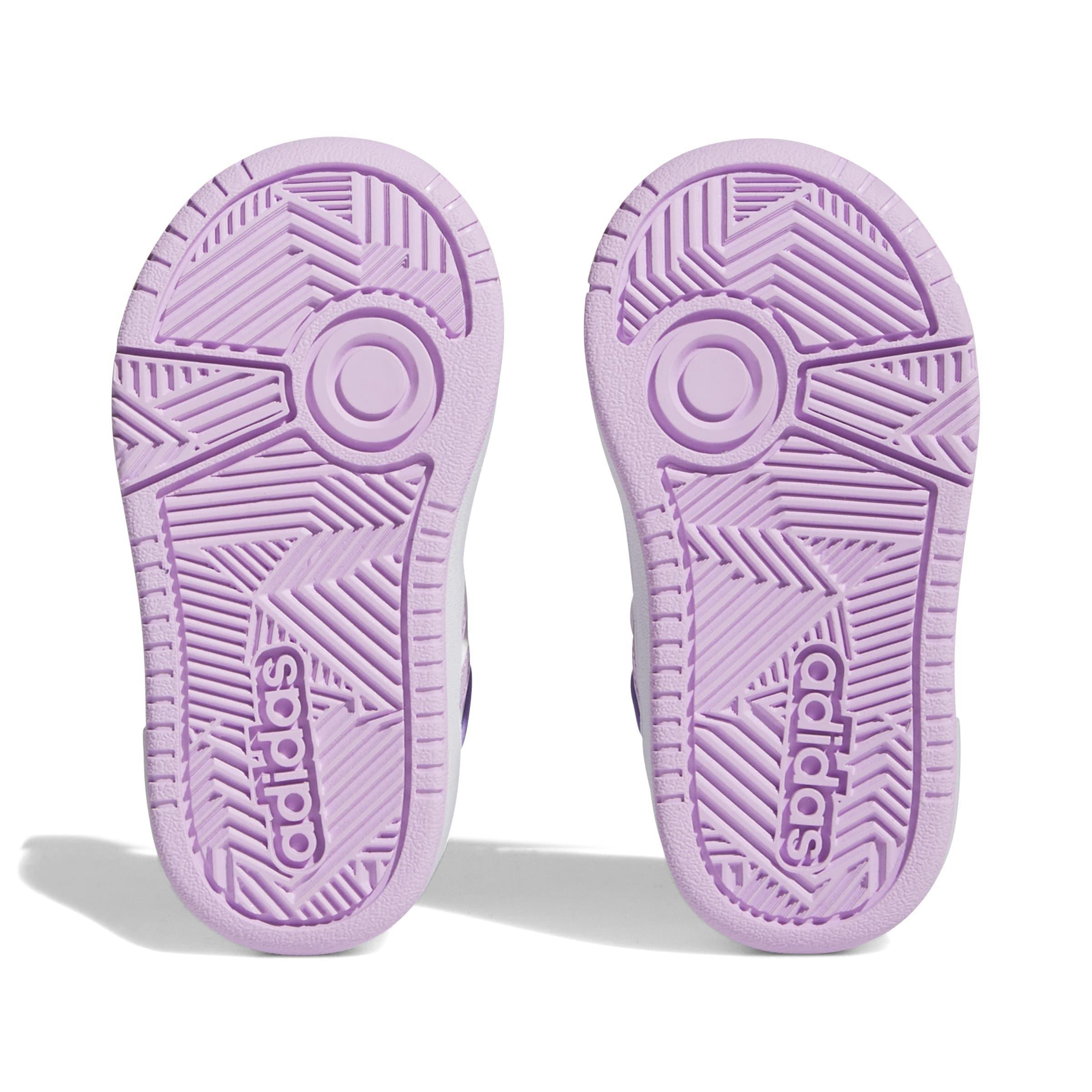 Unisex Kids Hoops Shoes, White, A901_ONE, large image number 8