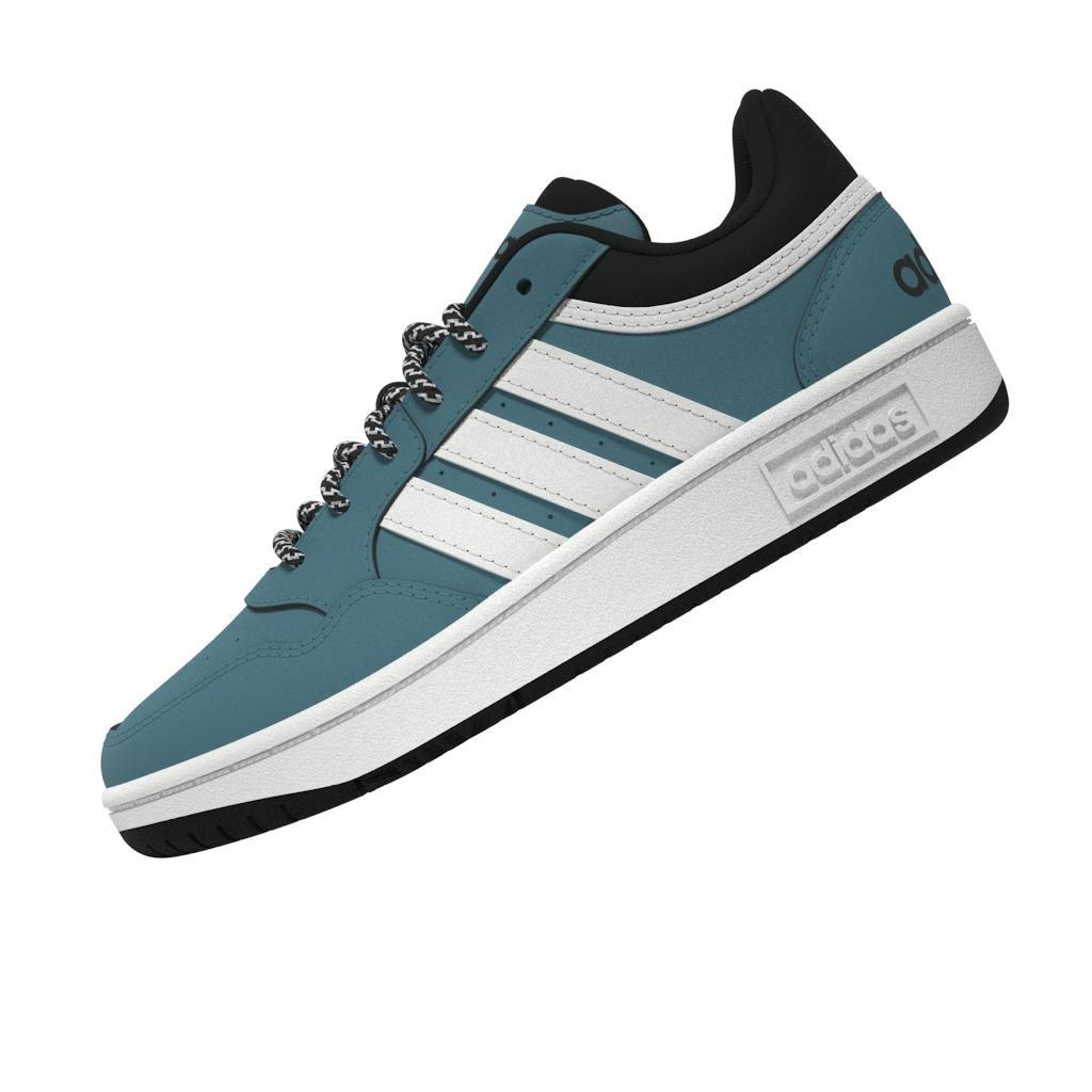 Unisex Hoops 3.0 Shoes, Turquoise, A901_ONE, large image number 4