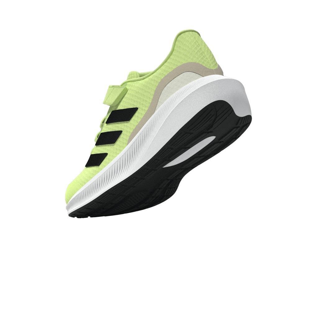 Unisex Kids RunFalcon 3.0 Elastic Lace Top Strap Shoes, Green, A901_ONE, large image number 6