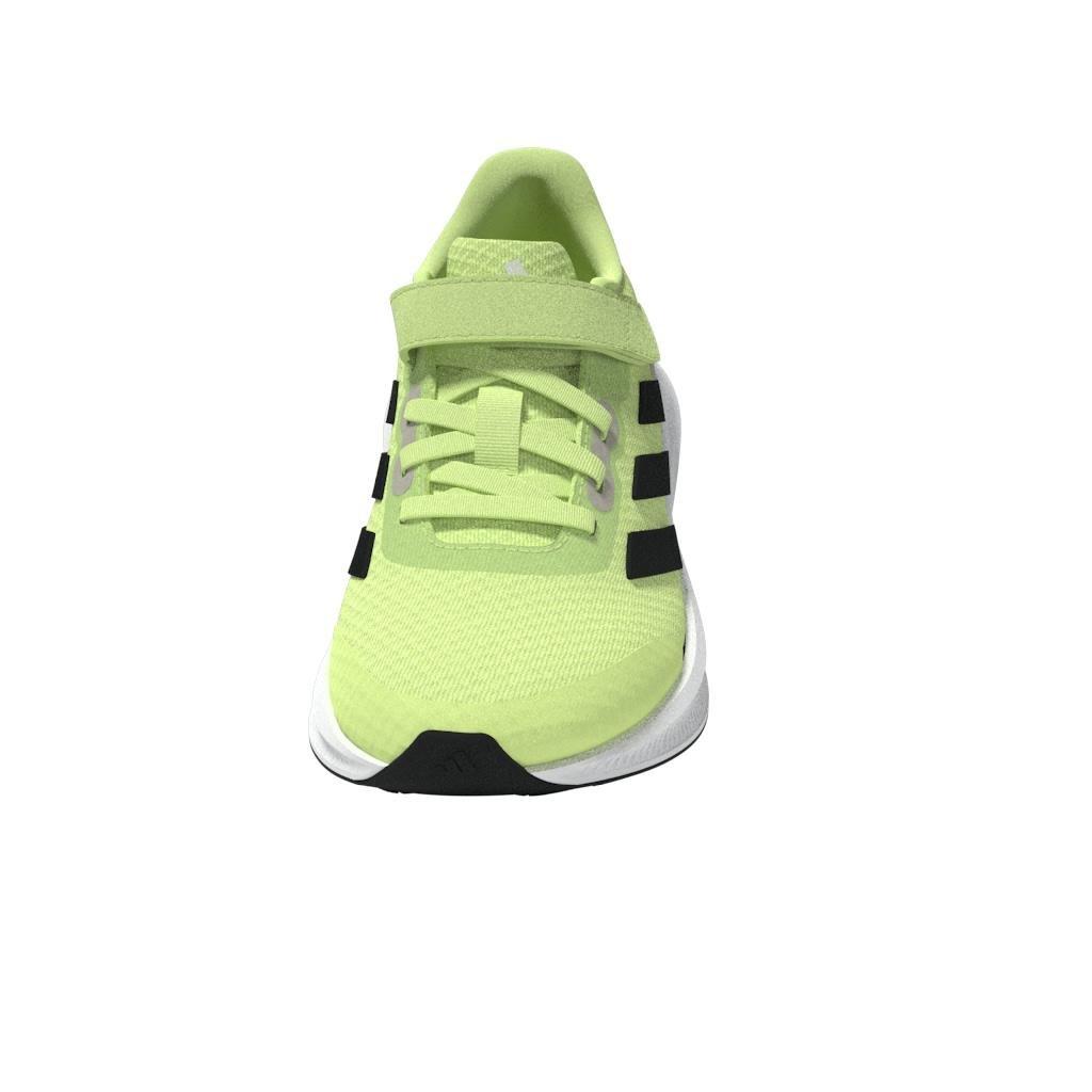 Unisex Kids RunFalcon 3.0 Elastic Lace Top Strap Shoes, Green, A901_ONE, large image number 10