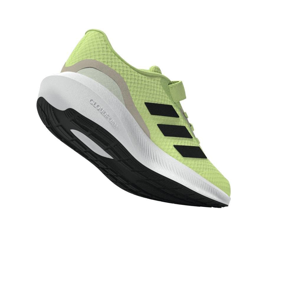 Unisex Kids RunFalcon 3.0 Elastic Lace Top Strap Shoes, Green, A901_ONE, large image number 11
