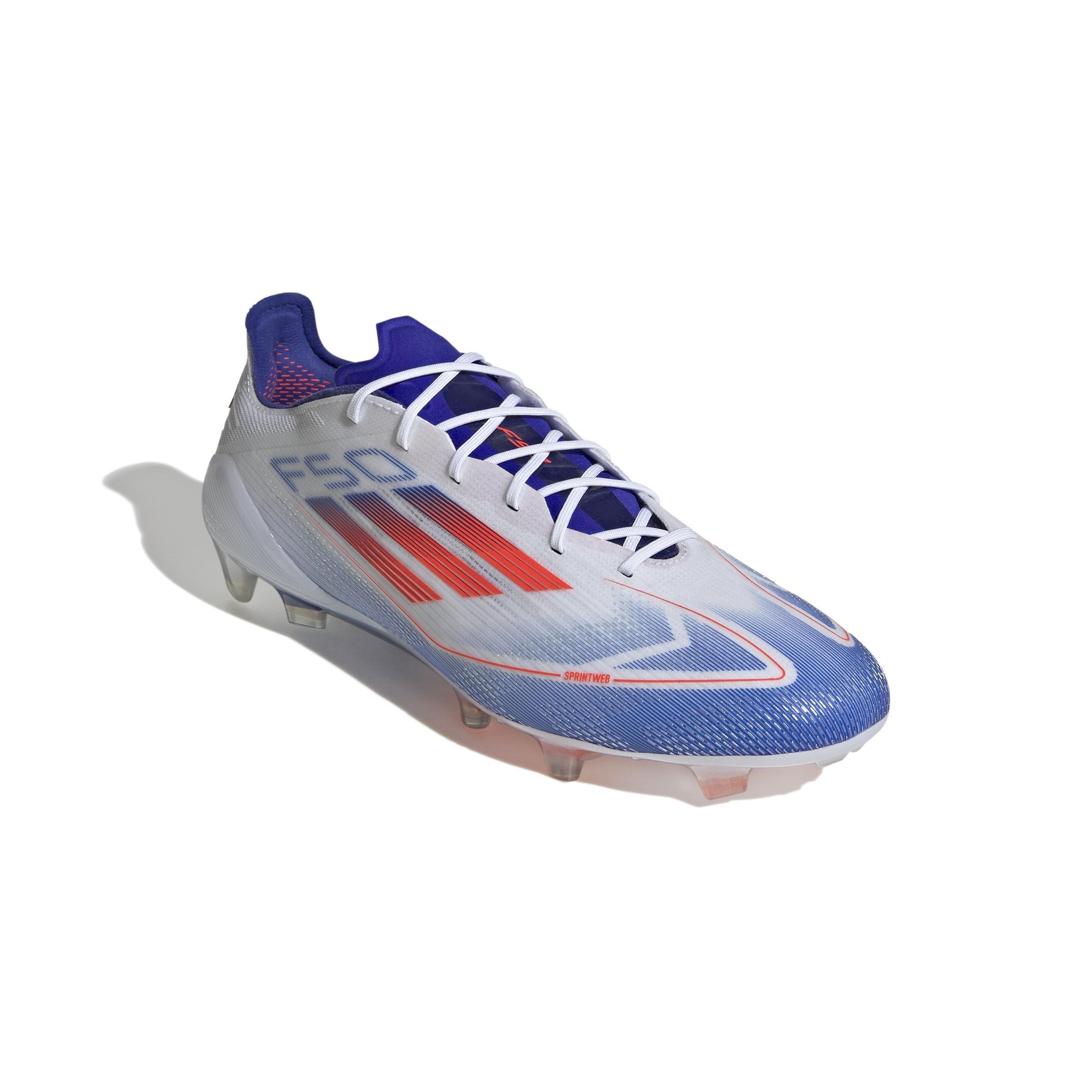 Unisex F50 Elite Firm Ground Boots, White, A901_ONE, large image number 2