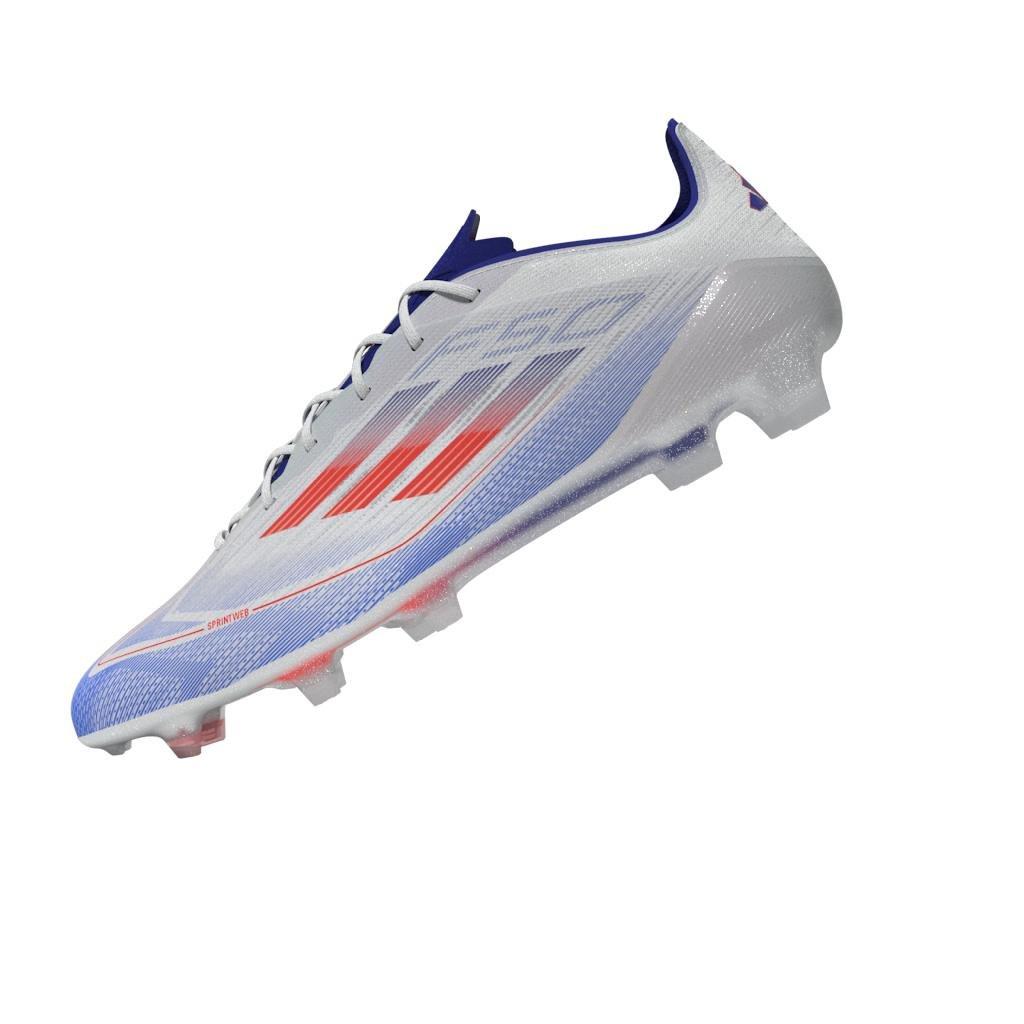 Unisex F50 Elite Firm Ground Boots, White, A901_ONE, large image number 9