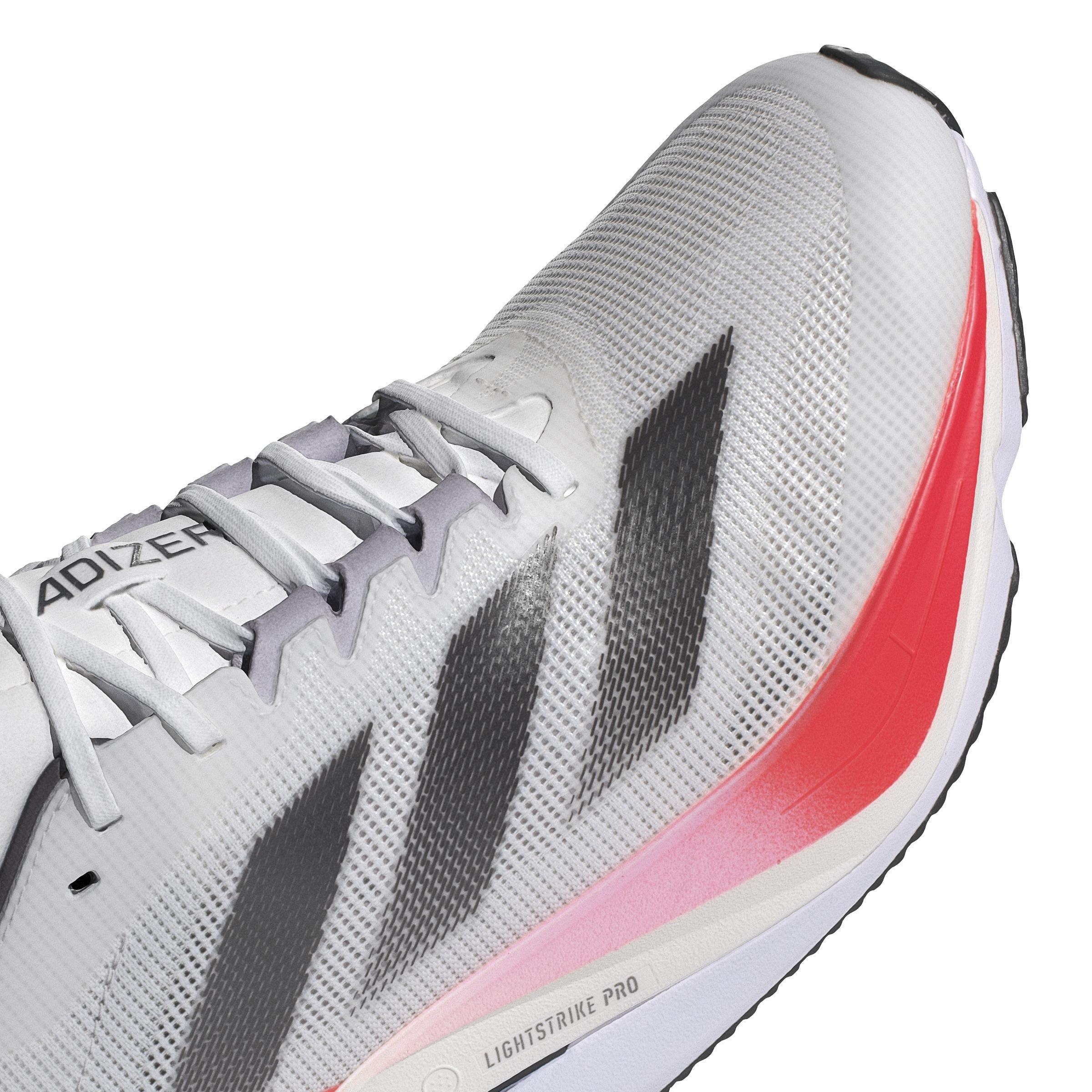 Adizero Boston 12 Shoes, White, A901_ONE, large image number 5