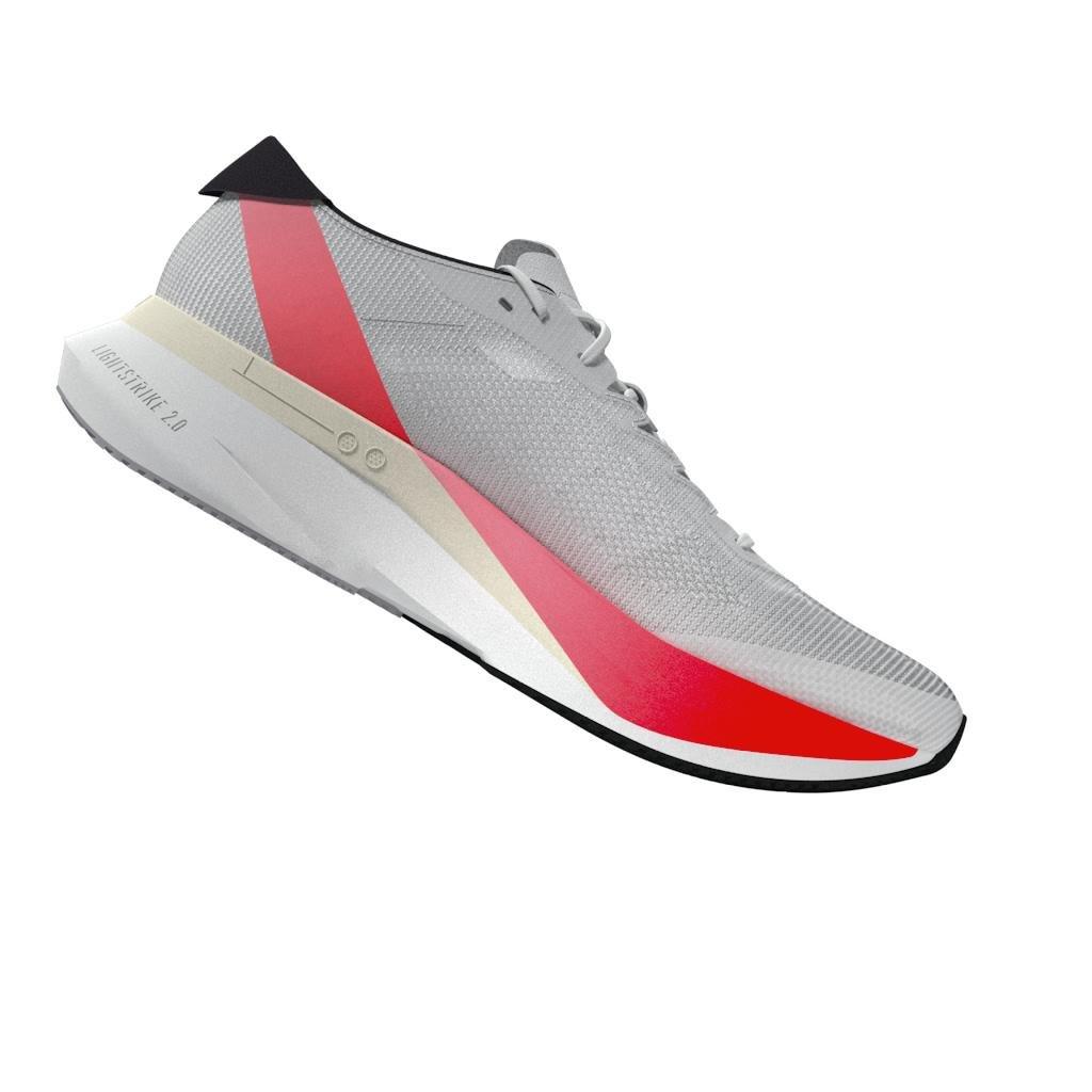 Adizero Boston 12 Shoes, White, A901_ONE, large image number 12