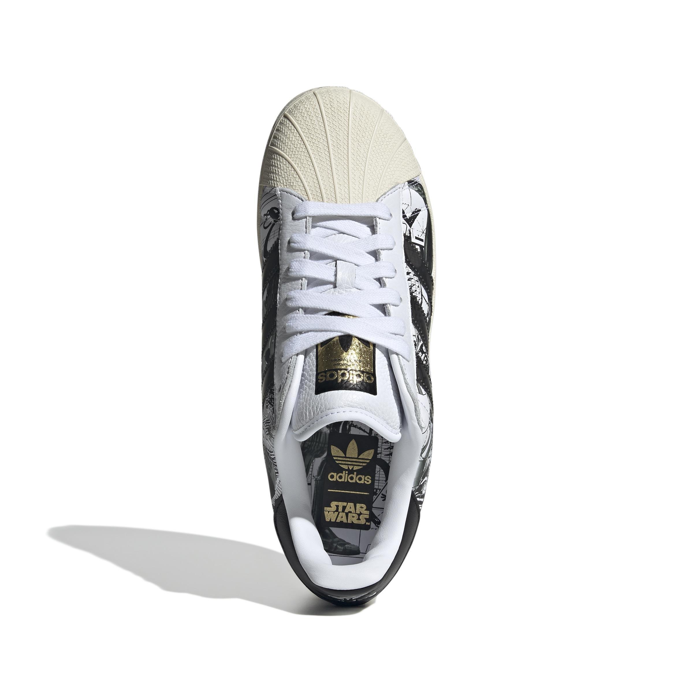 Unisex adidas Star Wars Superstar XLG Nanzuka Shoes, White, A901_ONE, large image number 1