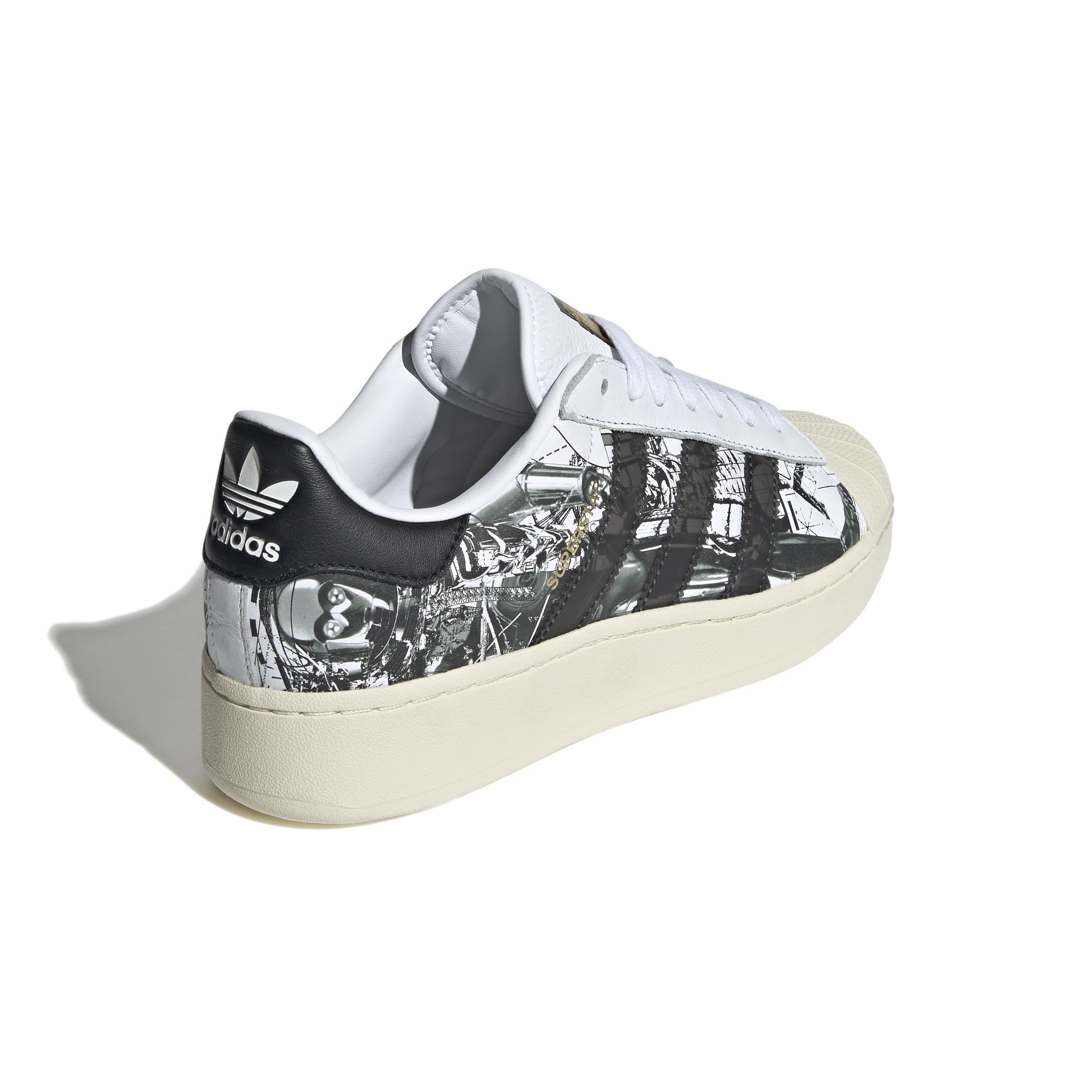 Unisex adidas Star Wars Superstar XLG Nanzuka Shoes, White, , large image number 3