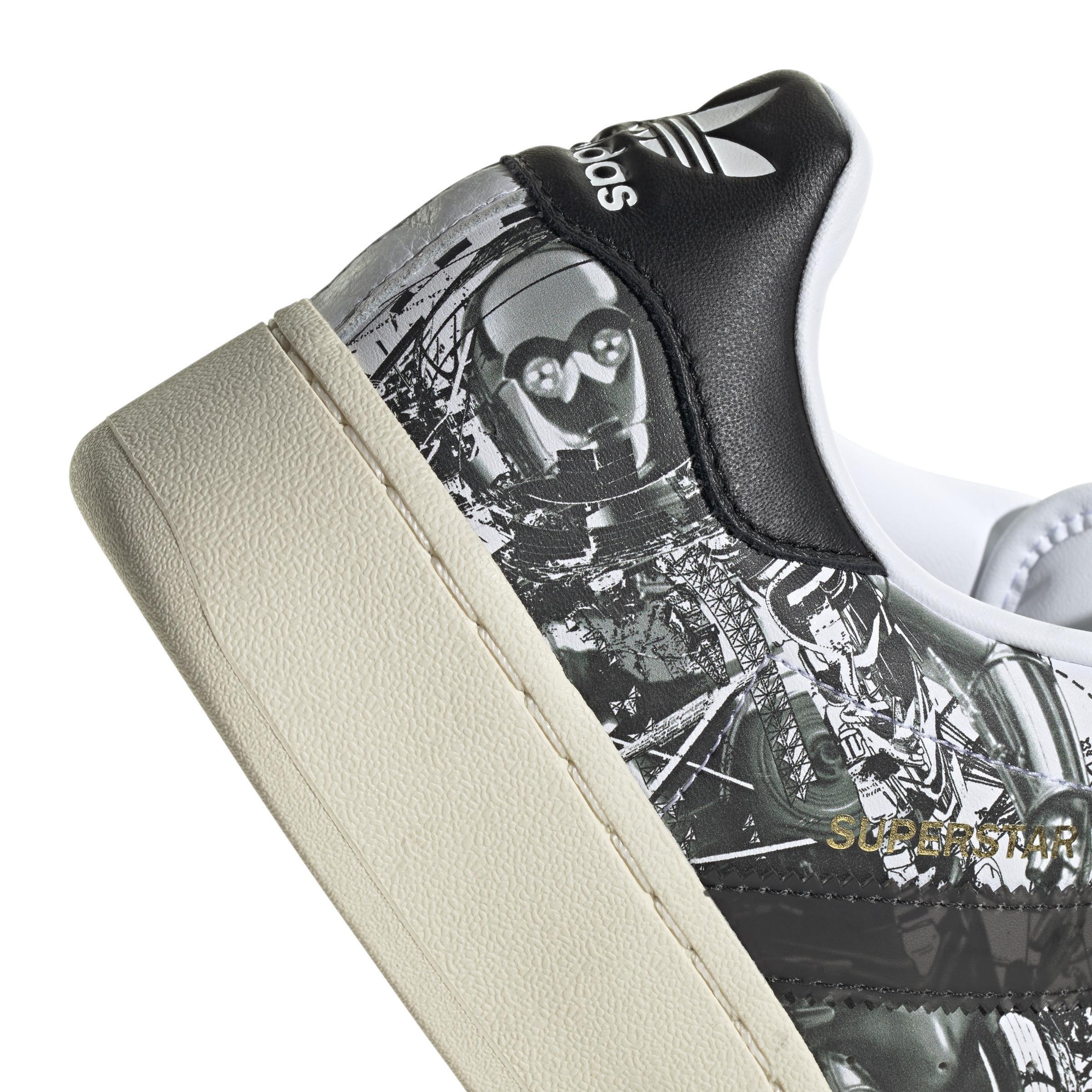 Unisex adidas Star Wars Superstar XLG Nanzuka Shoes, White, A901_ONE, large image number 5