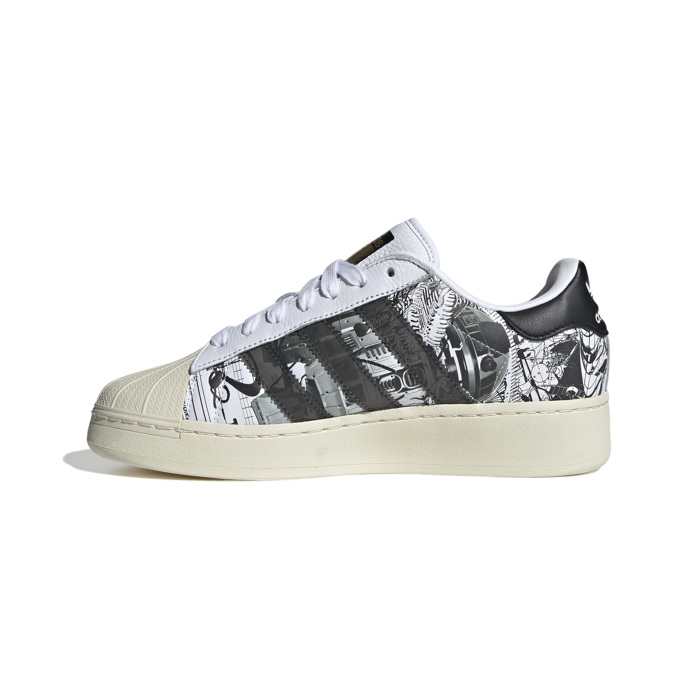 Unisex adidas Star Wars Superstar XLG Nanzuka Shoes, White, A901_ONE, large image number 6