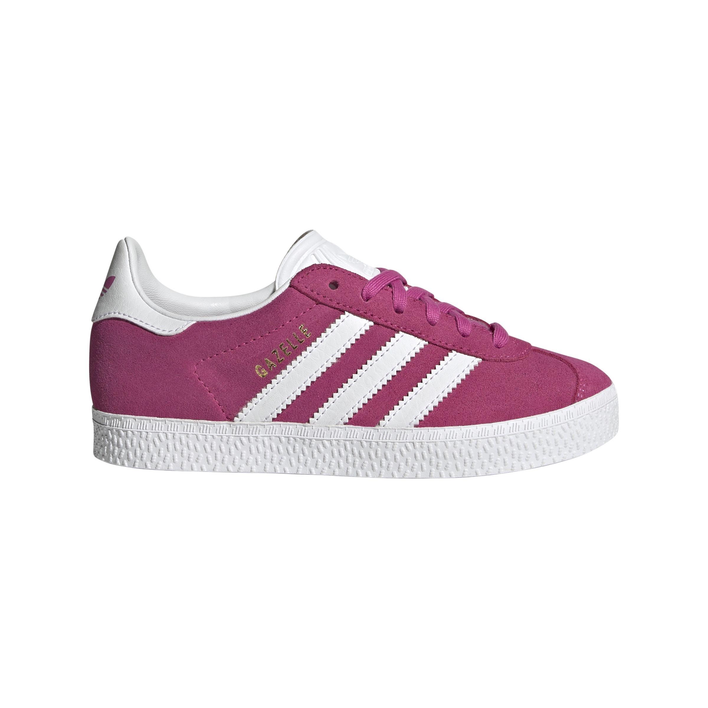 Unisex Kids Gazelle Shoes, Pink, A901_ONE, large image number 0