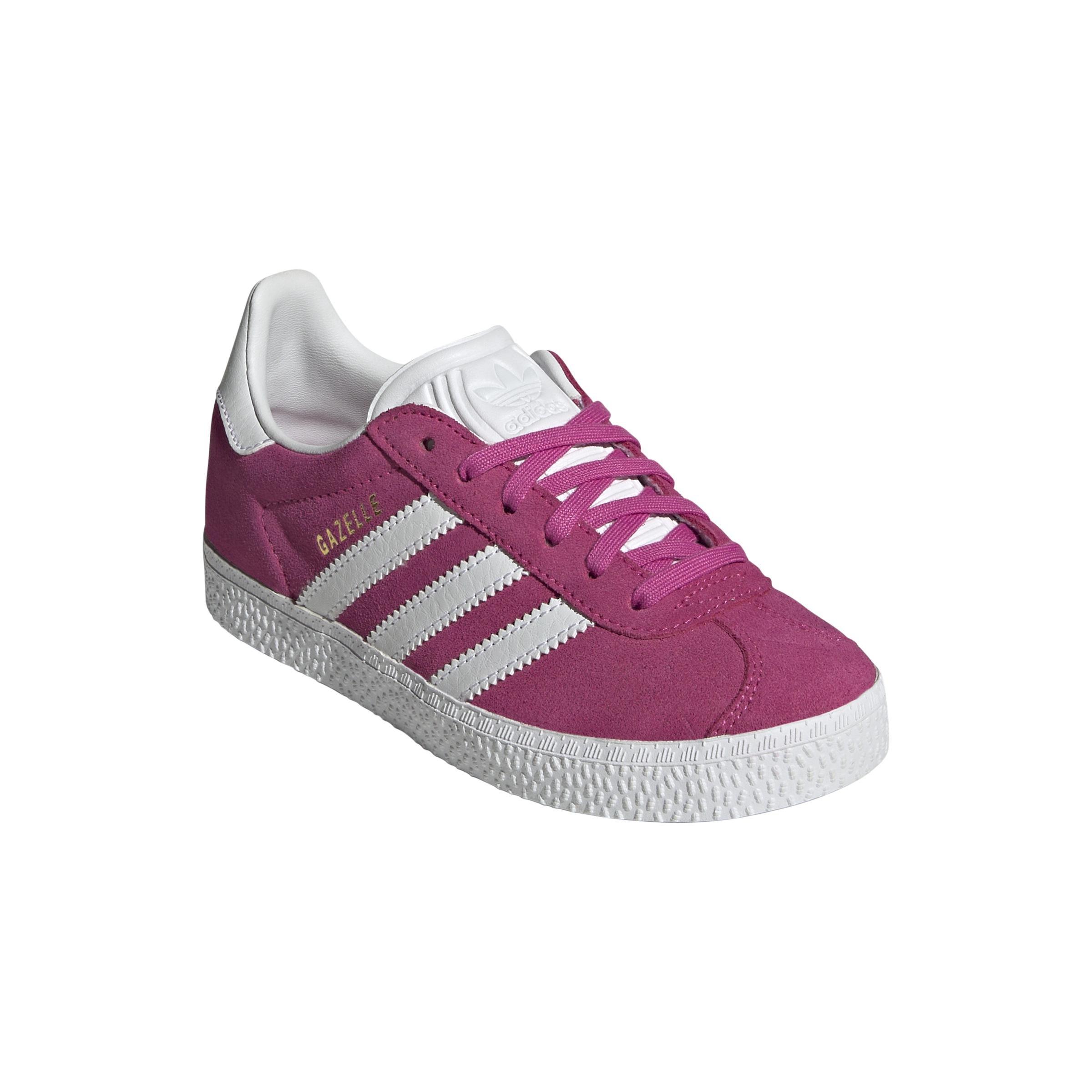 Unisex Kids Gazelle Shoes, Pink, A901_ONE, large image number 2