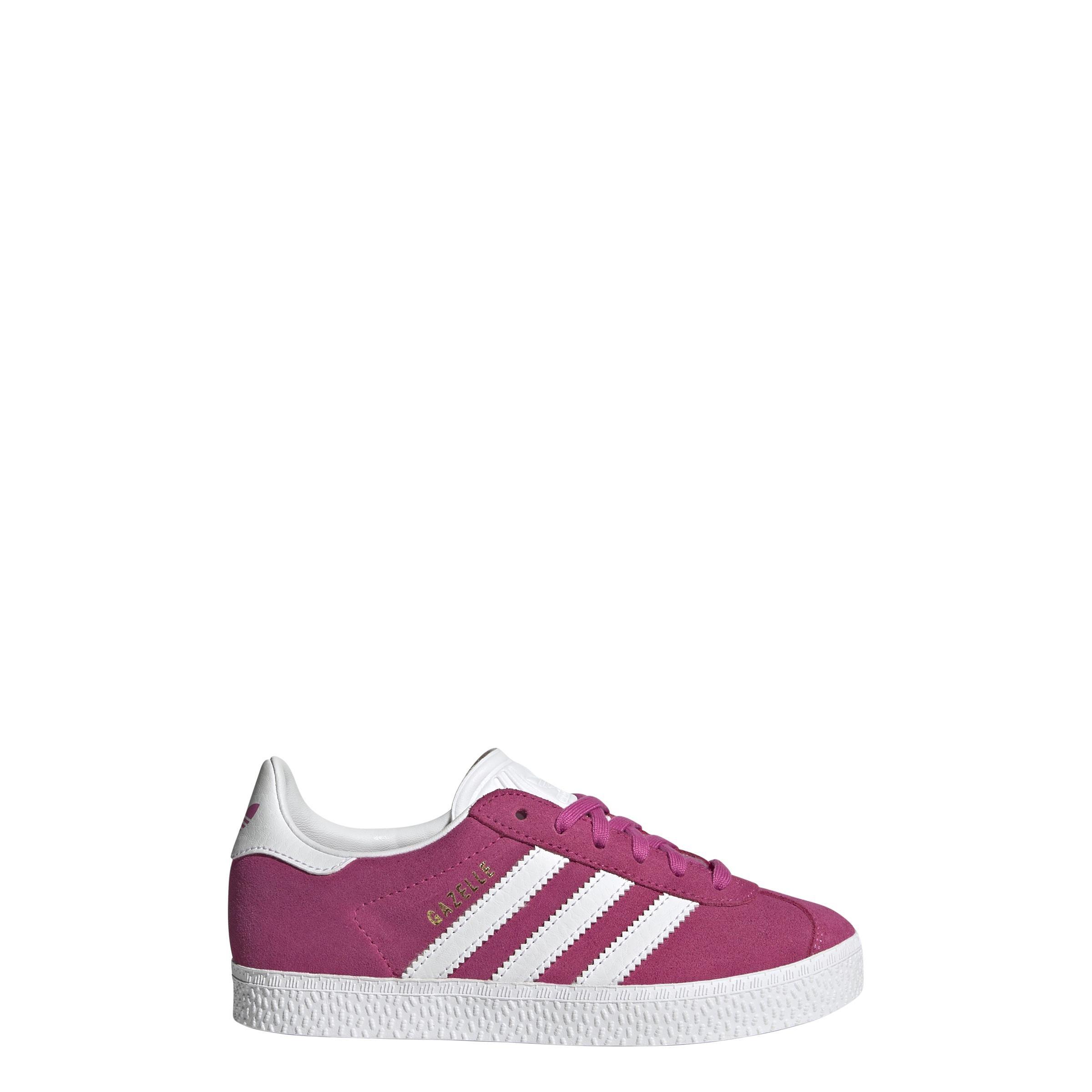 Unisex Kids Gazelle Shoes, Pink, A901_ONE, large image number 6