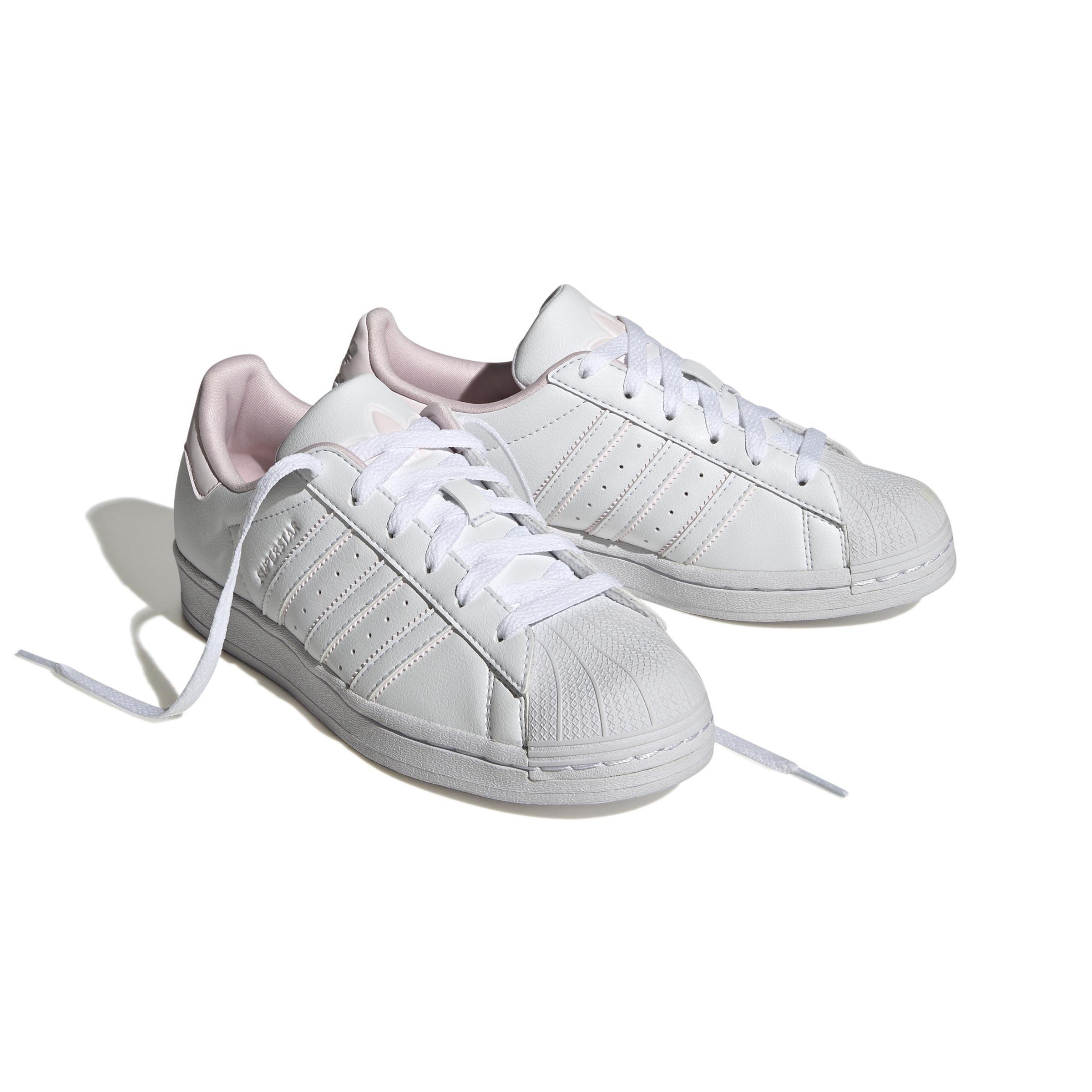 Unisex Kids Superstar Shoes, White, A901_ONE, large image number 0
