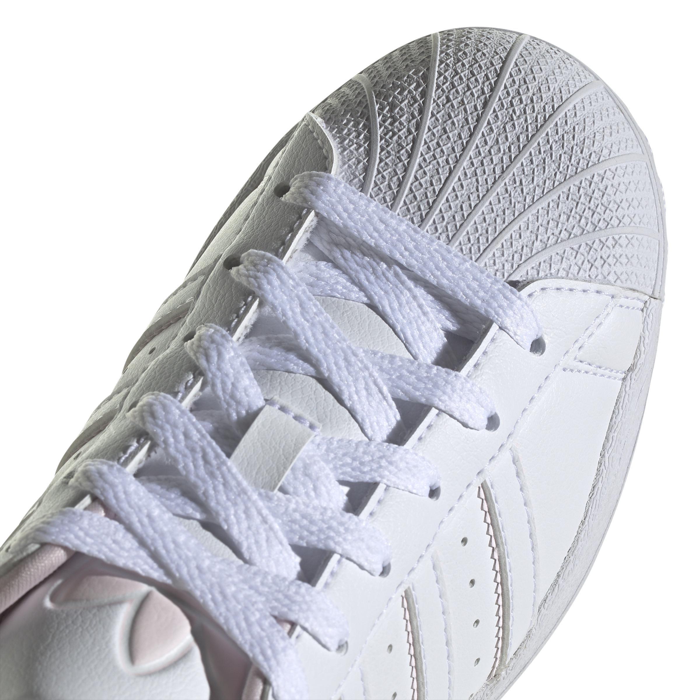 Unisex Kids Superstar Shoes, White, A901_ONE, large image number 3