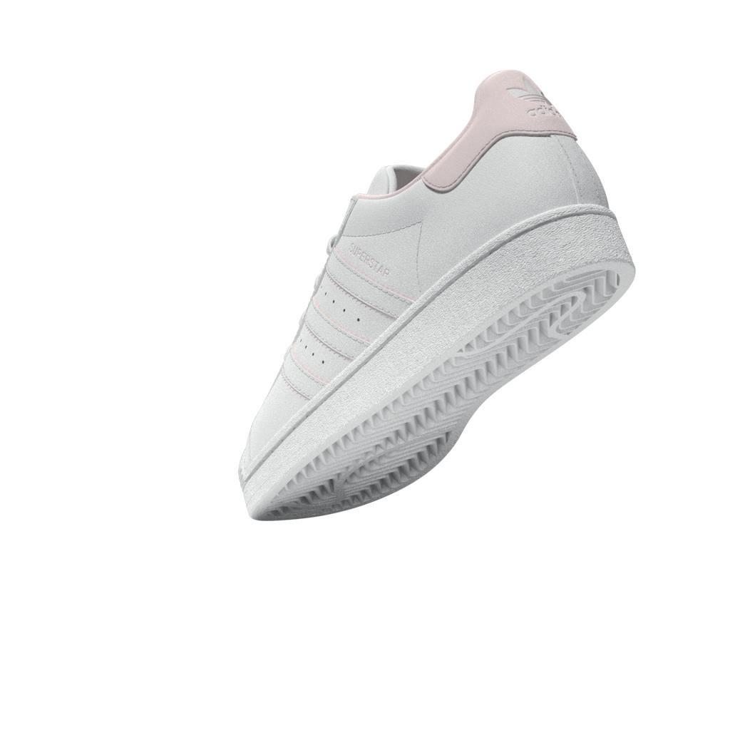 Unisex Kids Superstar Shoes, White, A901_ONE, large image number 4