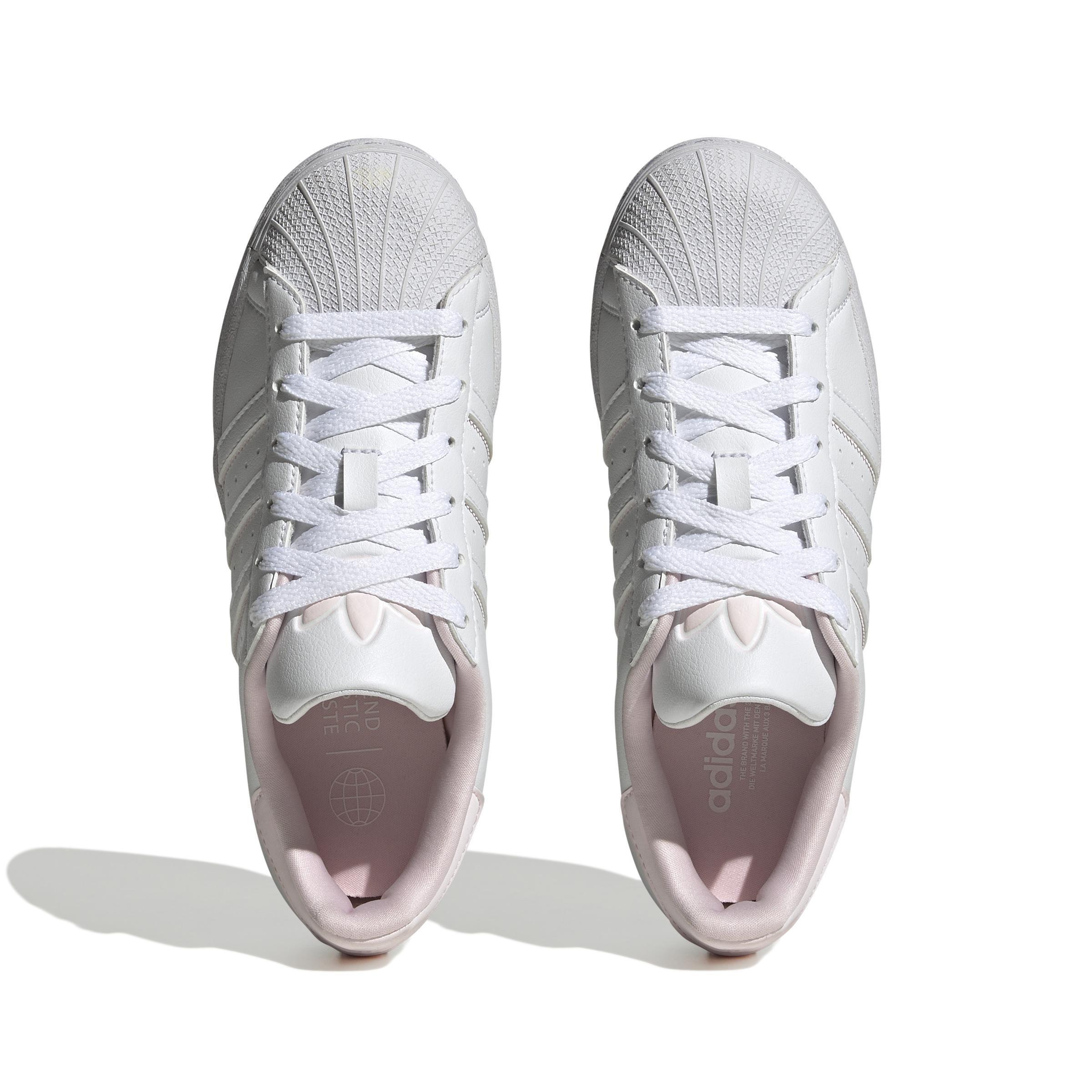 Unisex Kids Superstar Shoes, White, A901_ONE, large image number 5