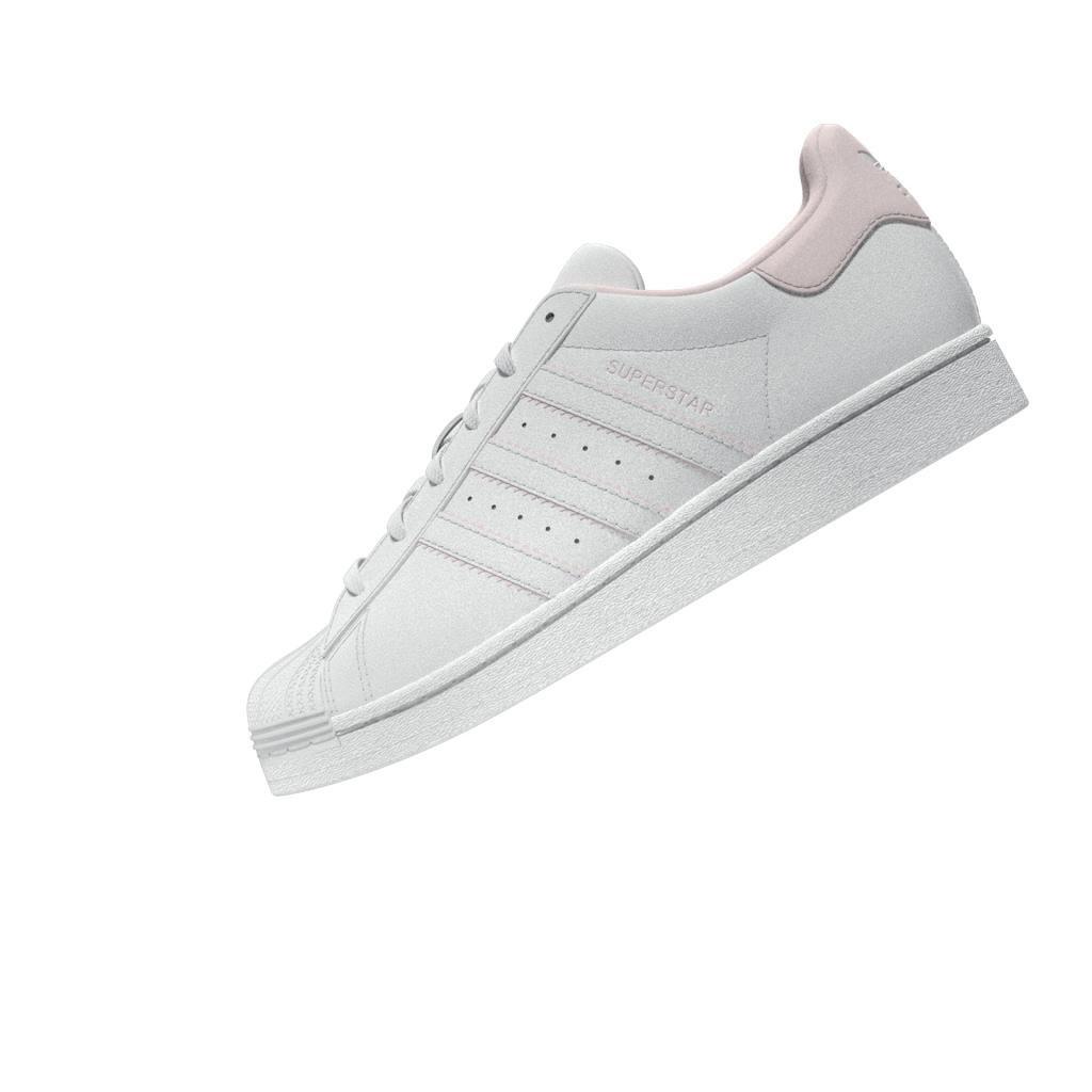 Unisex Kids Superstar Shoes, White, A901_ONE, large image number 6