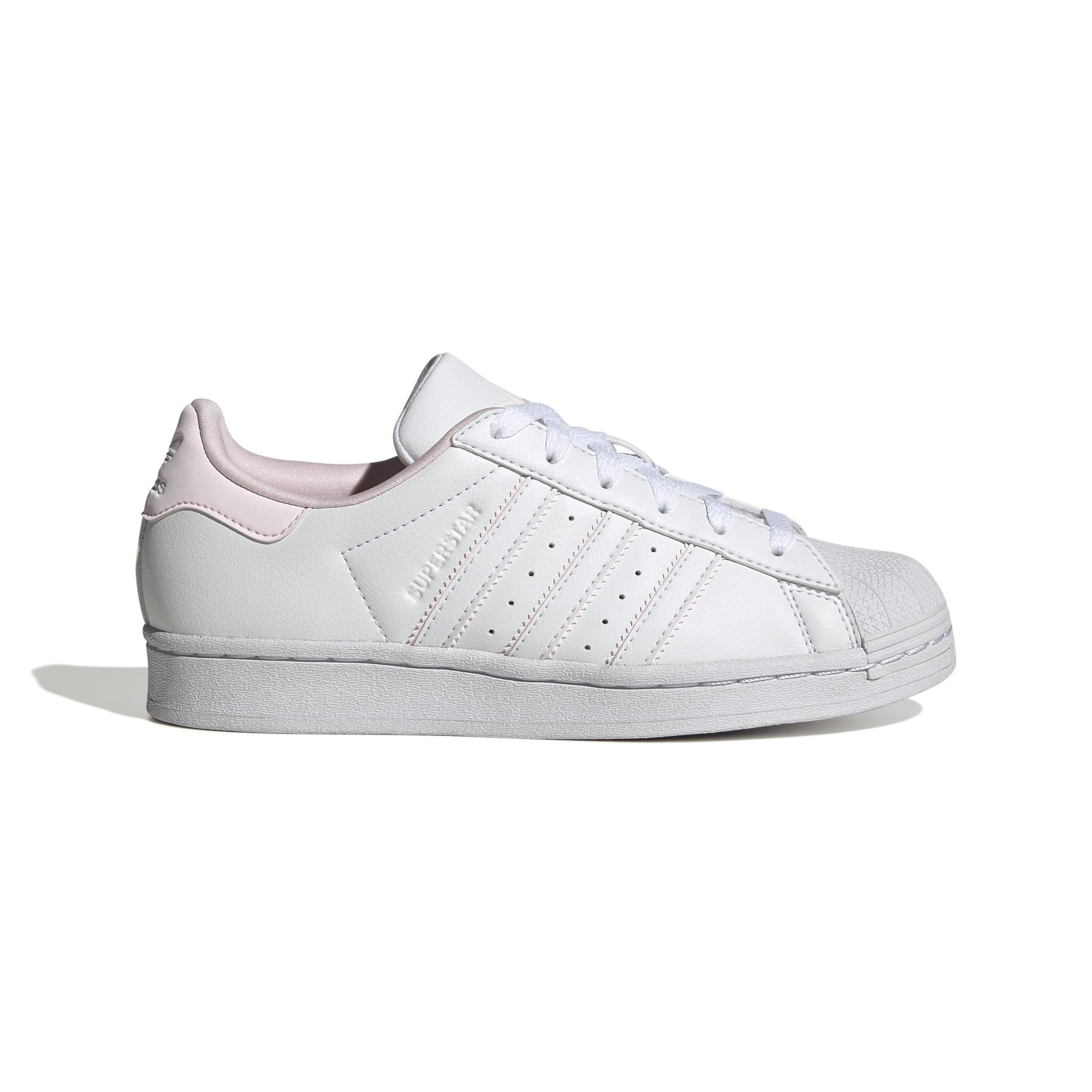 Unisex Kids Superstar Shoes, White, A901_ONE, large image number 7