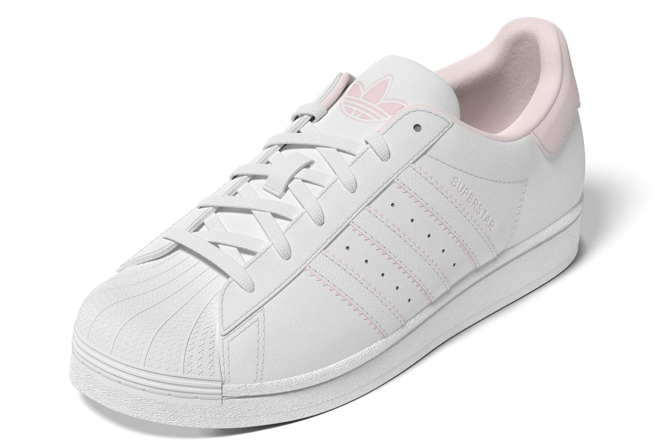 Unisex Kids Superstar Shoes, White, A901_ONE, large image number 8