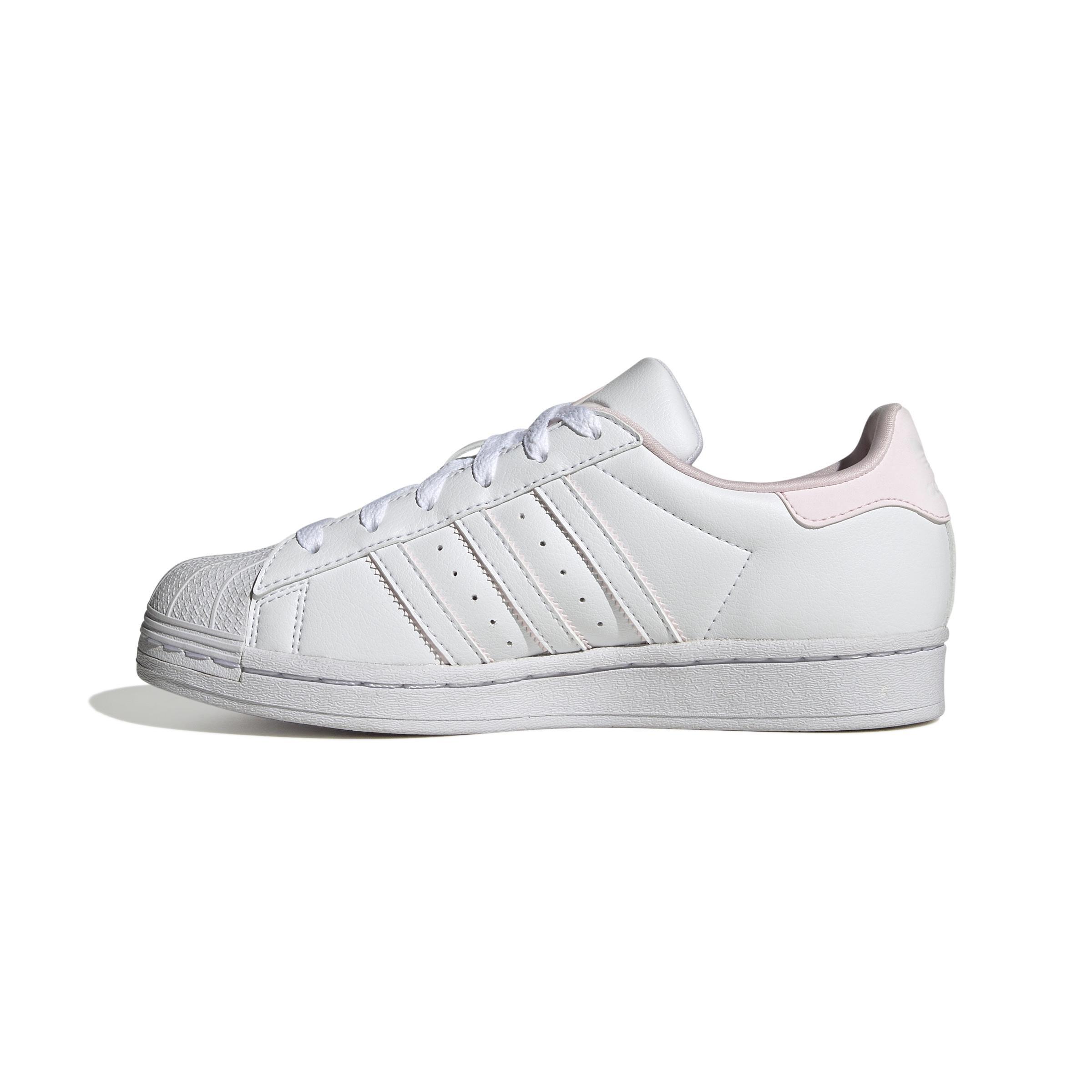 Unisex Kids Superstar Shoes, White, A901_ONE, large image number 9