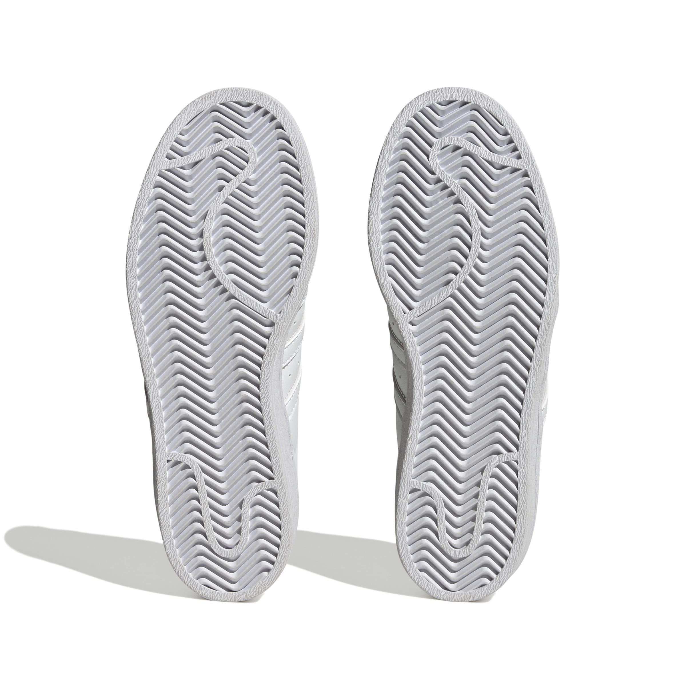 Unisex Kids Superstar Shoes, White, A901_ONE, large image number 10