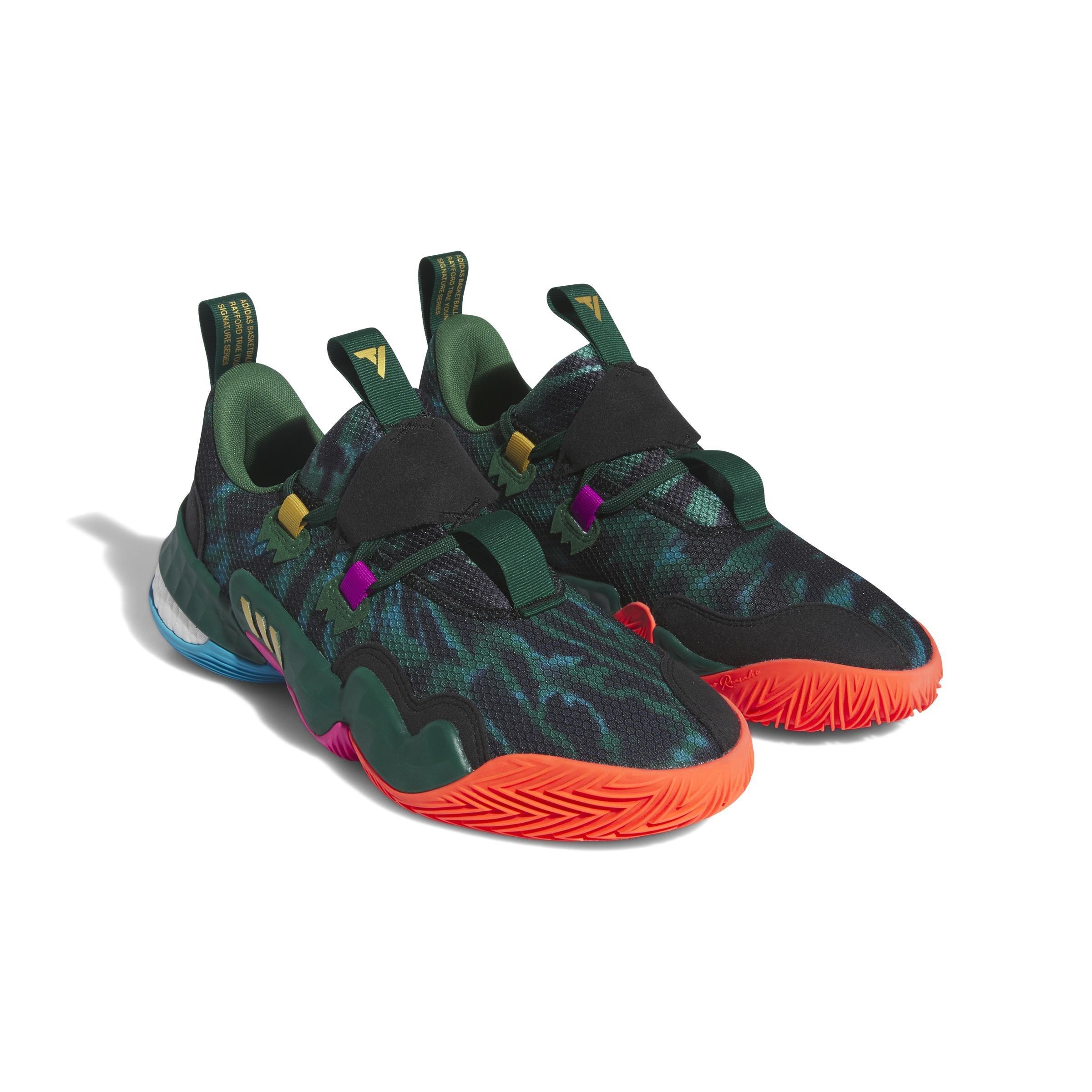 Unisex Trae Young 1 Shoes, Green, , large image number 0