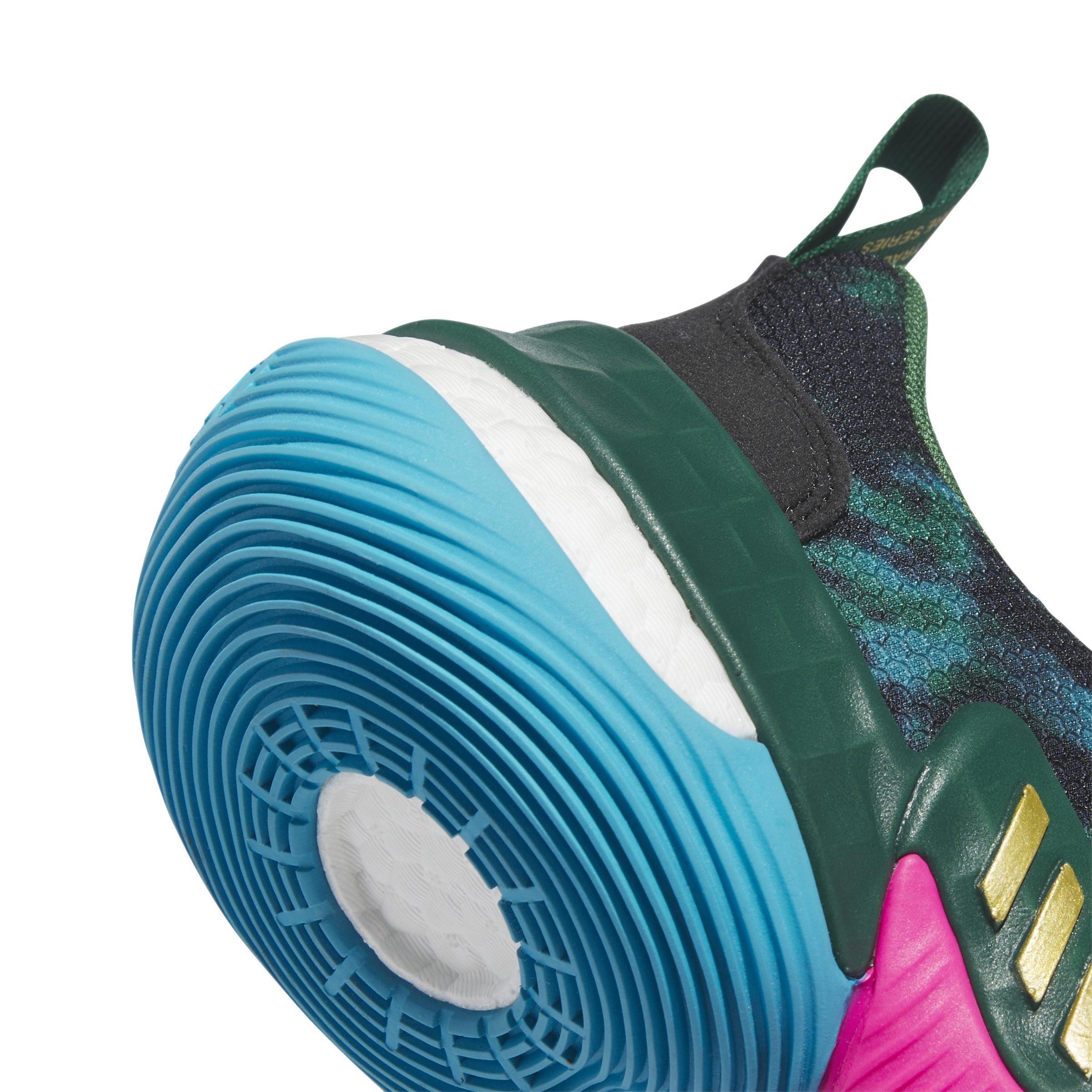 Unisex Trae Young 1 Shoes, Green, , large image number 2