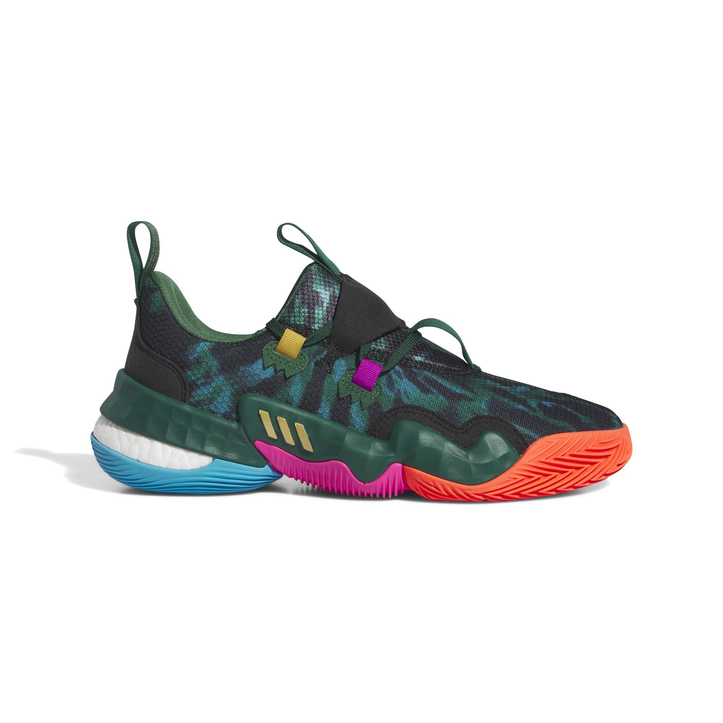 Unisex Trae Young 1 Shoes, Green, , large image number 5