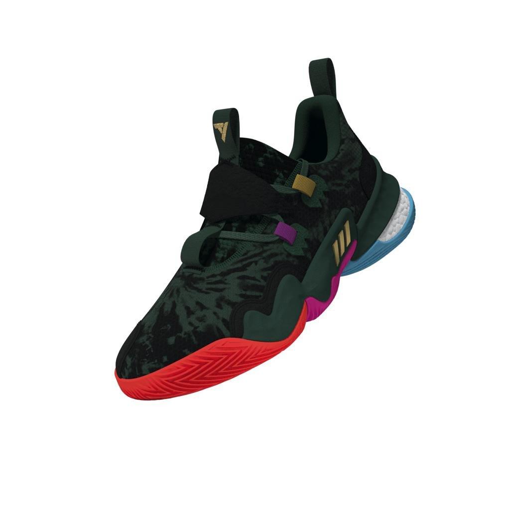 Unisex Trae Young 1 Shoes, Green, , large image number 7