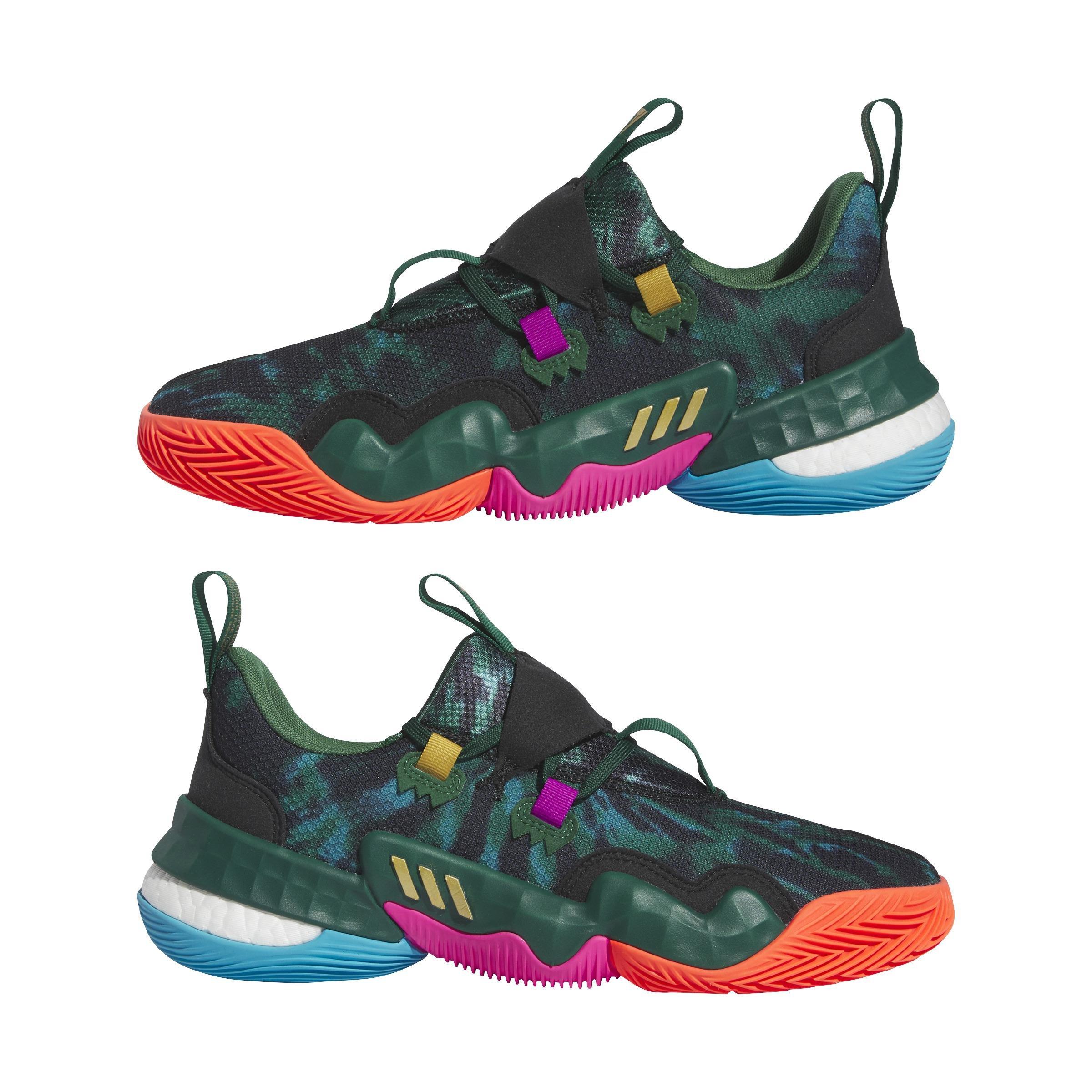 Unisex Trae Young 1 Shoes, Green, , large image number 13