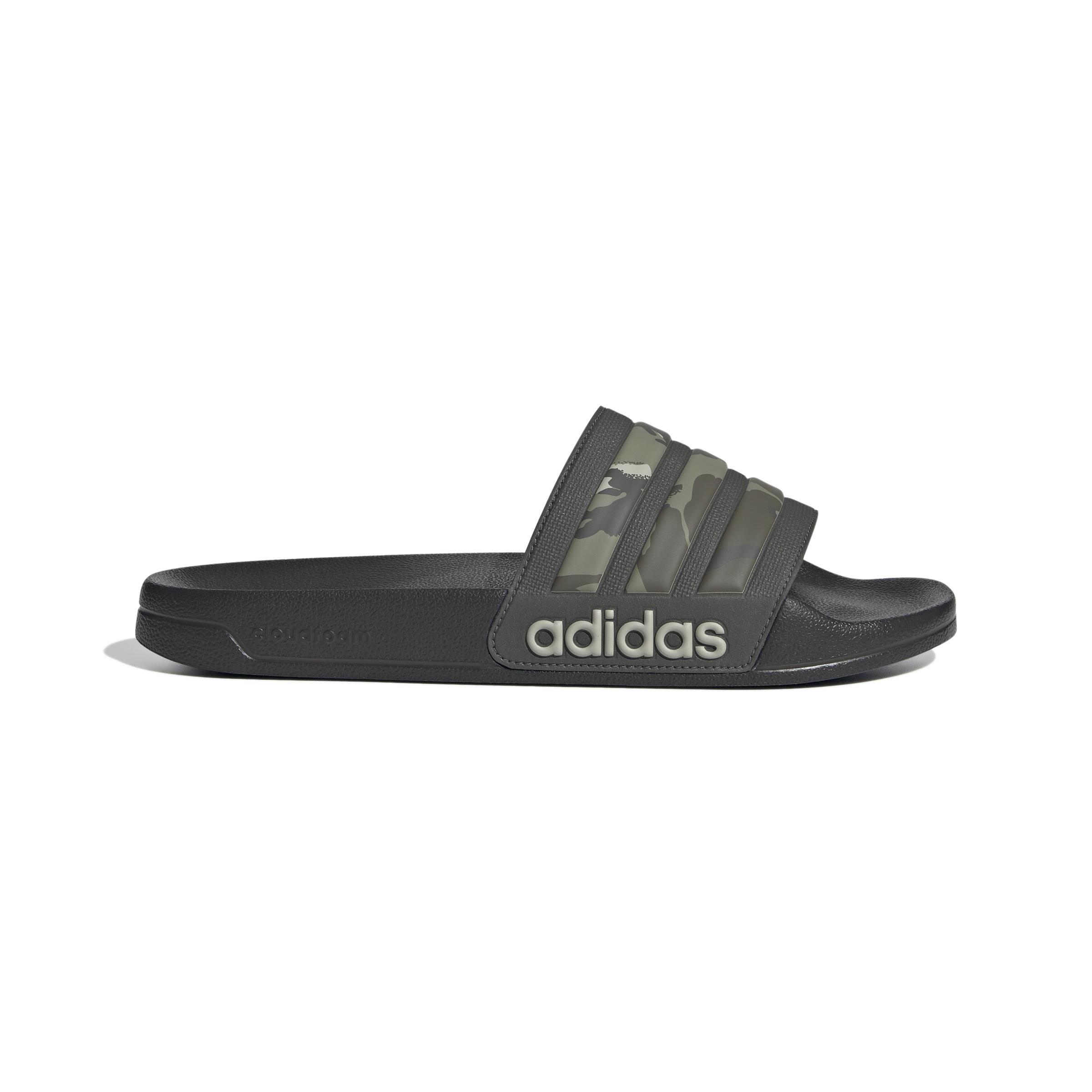 Unisex Adilette Shower Slides, Green, A901_ONE, large image number 0
