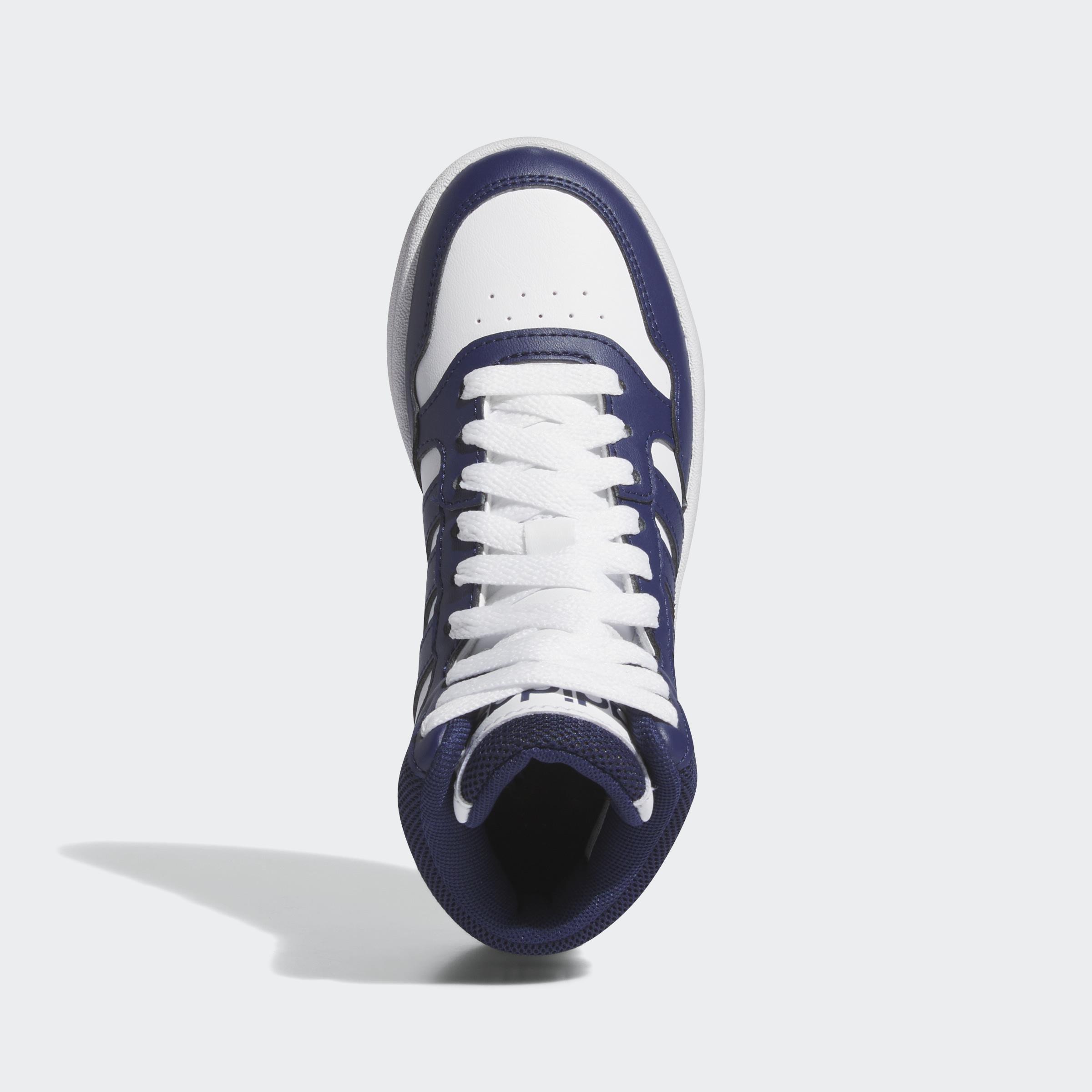 Kids Unisex Hoops Mid Shoes, White, A901_ONE, large image number 1