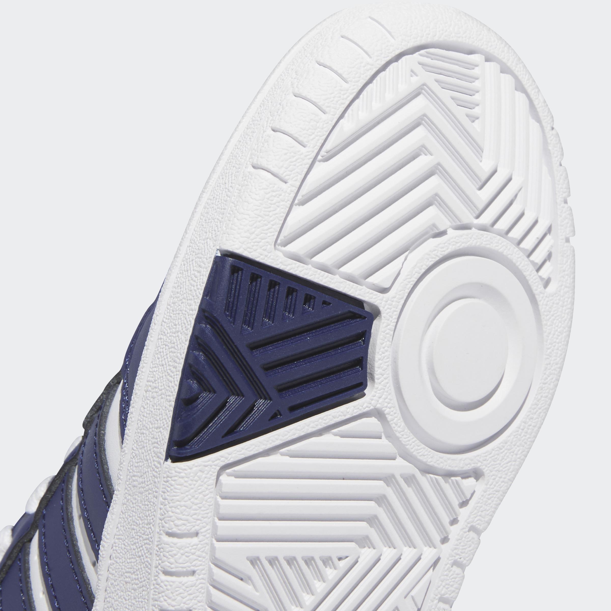 Kids Unisex Hoops Mid Shoes, White, A901_ONE, large image number 4