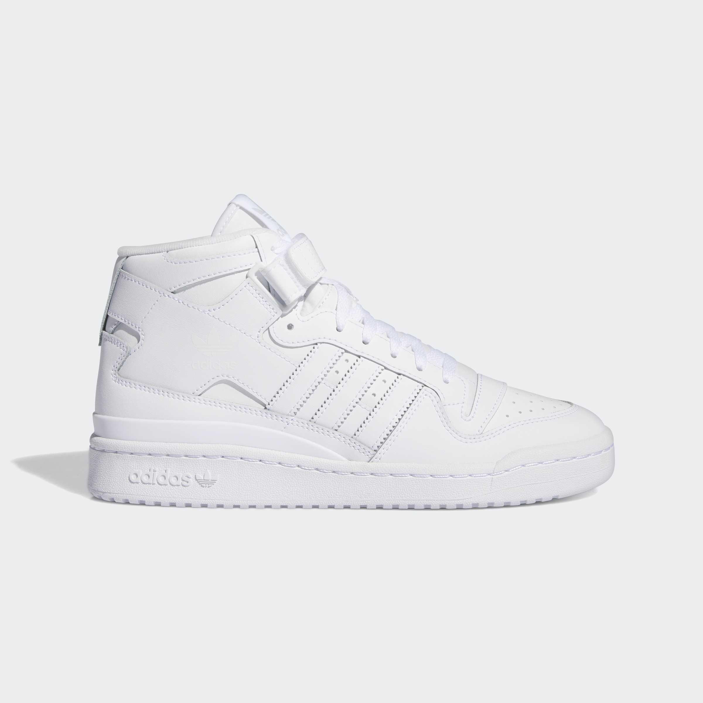 Forum Mid Shoes, White, A901_ONE, large image number 0