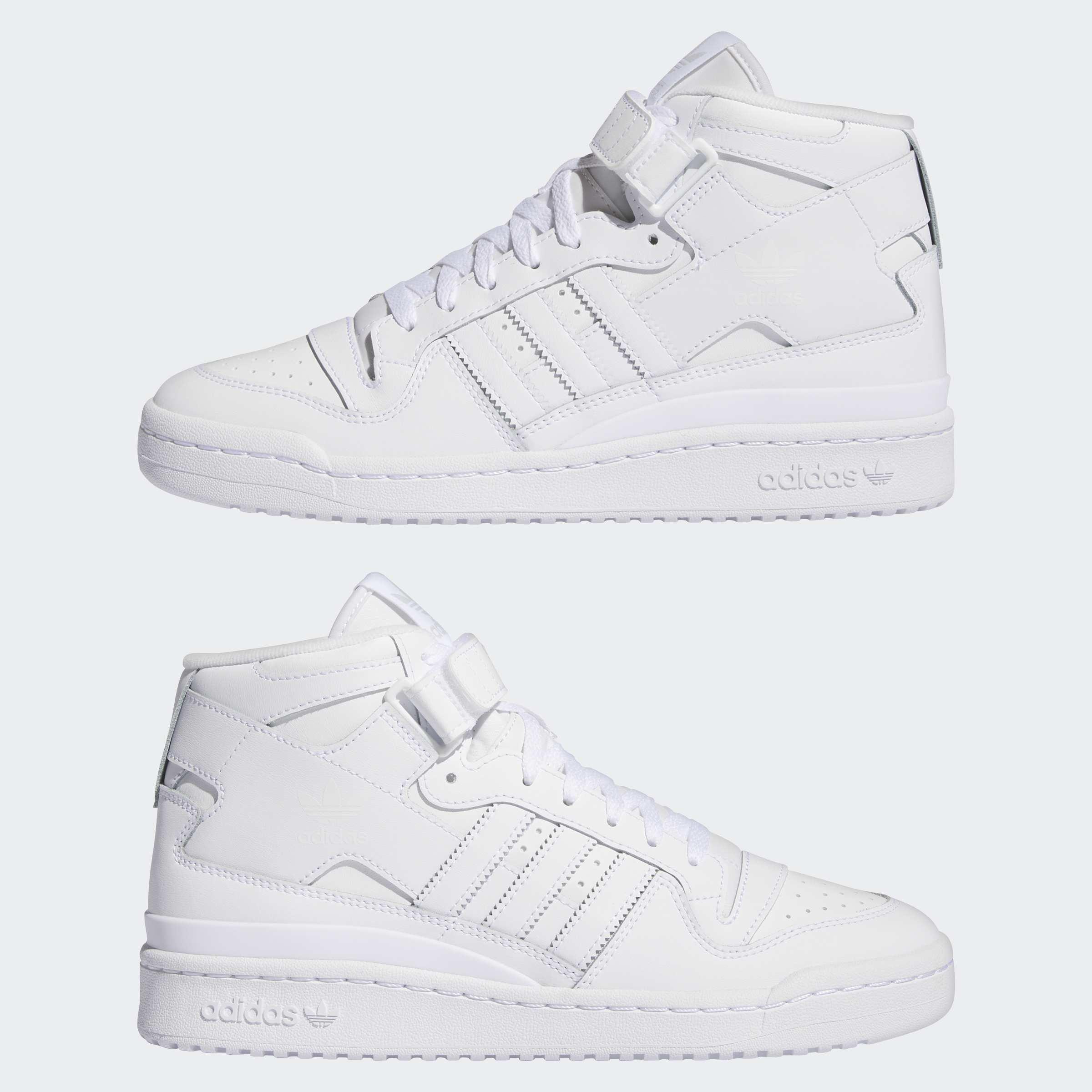 Forum Mid Shoes, White, A901_ONE, large image number 8