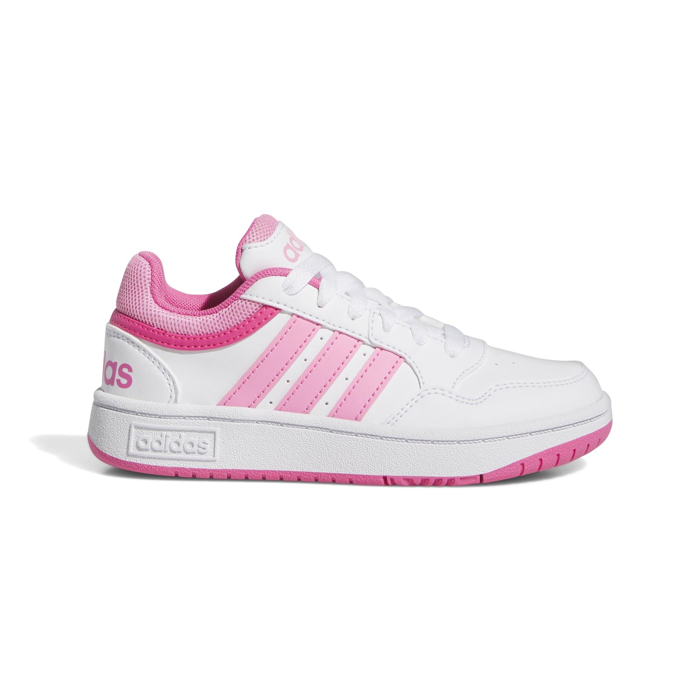 Unisex Kids Hoops Shoes, White, , large image number 0