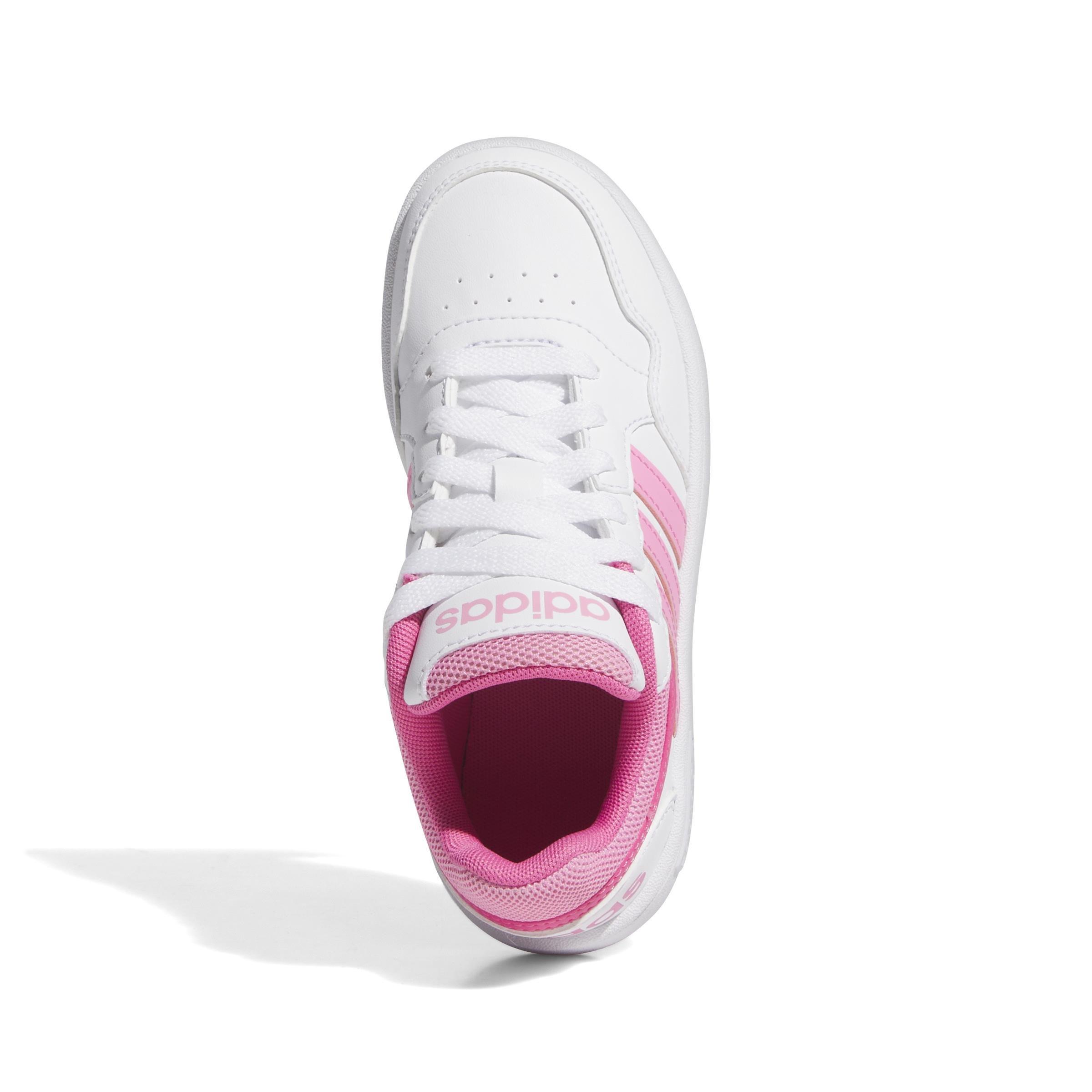 Unisex Kids Hoops Shoes, White, , large image number 1