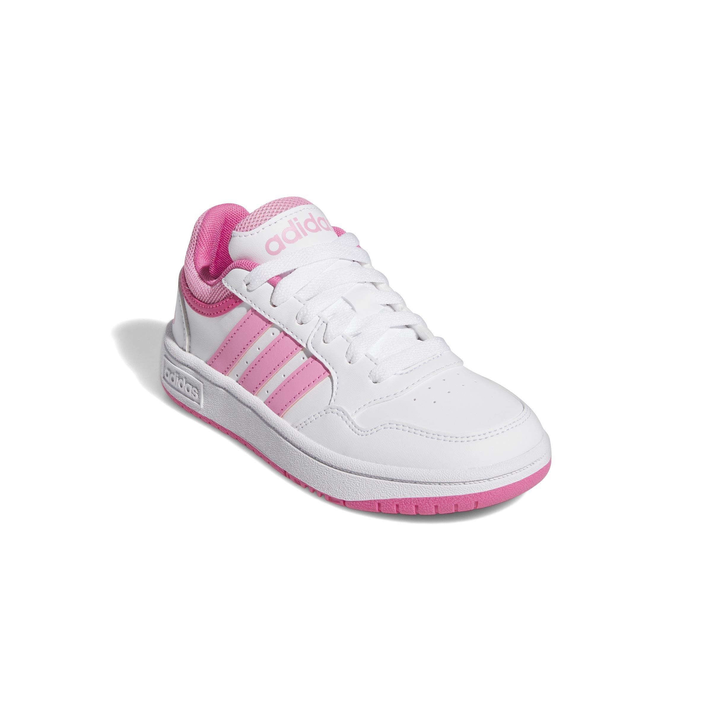 Unisex Kids Hoops Shoes, White, , large image number 2