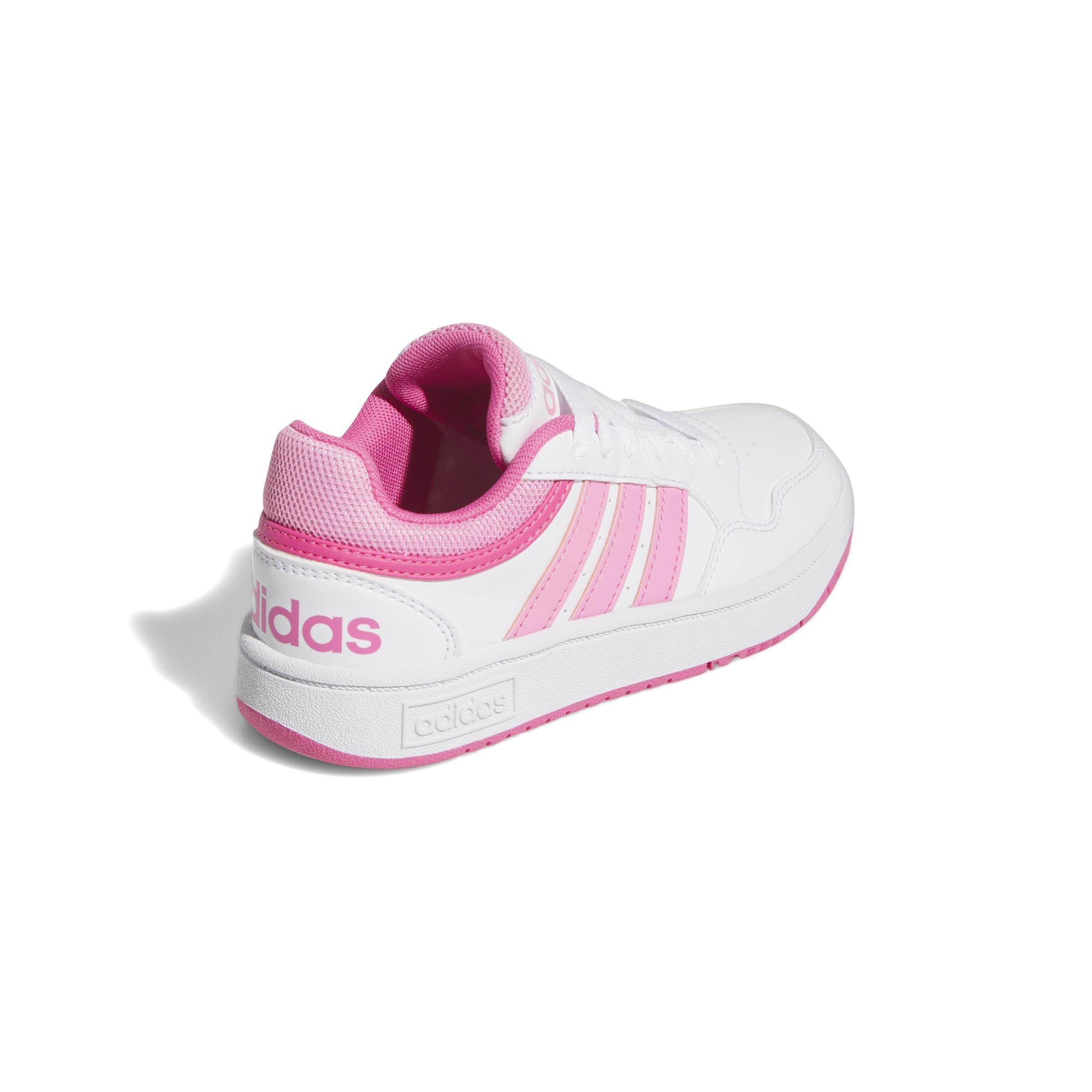 Unisex Kids Hoops Shoes, White, , large image number 3