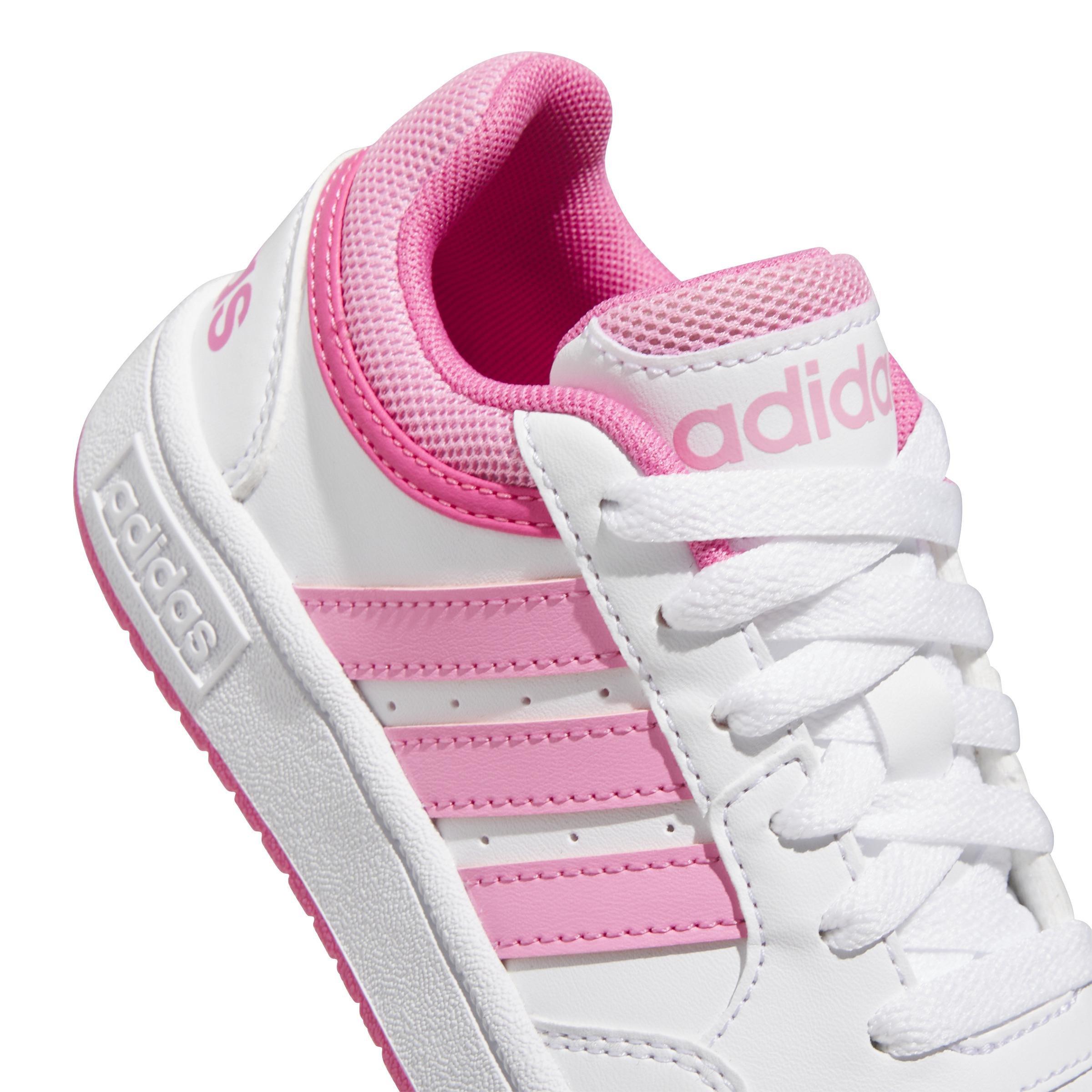 Unisex Kids Hoops Shoes, White, , large image number 4