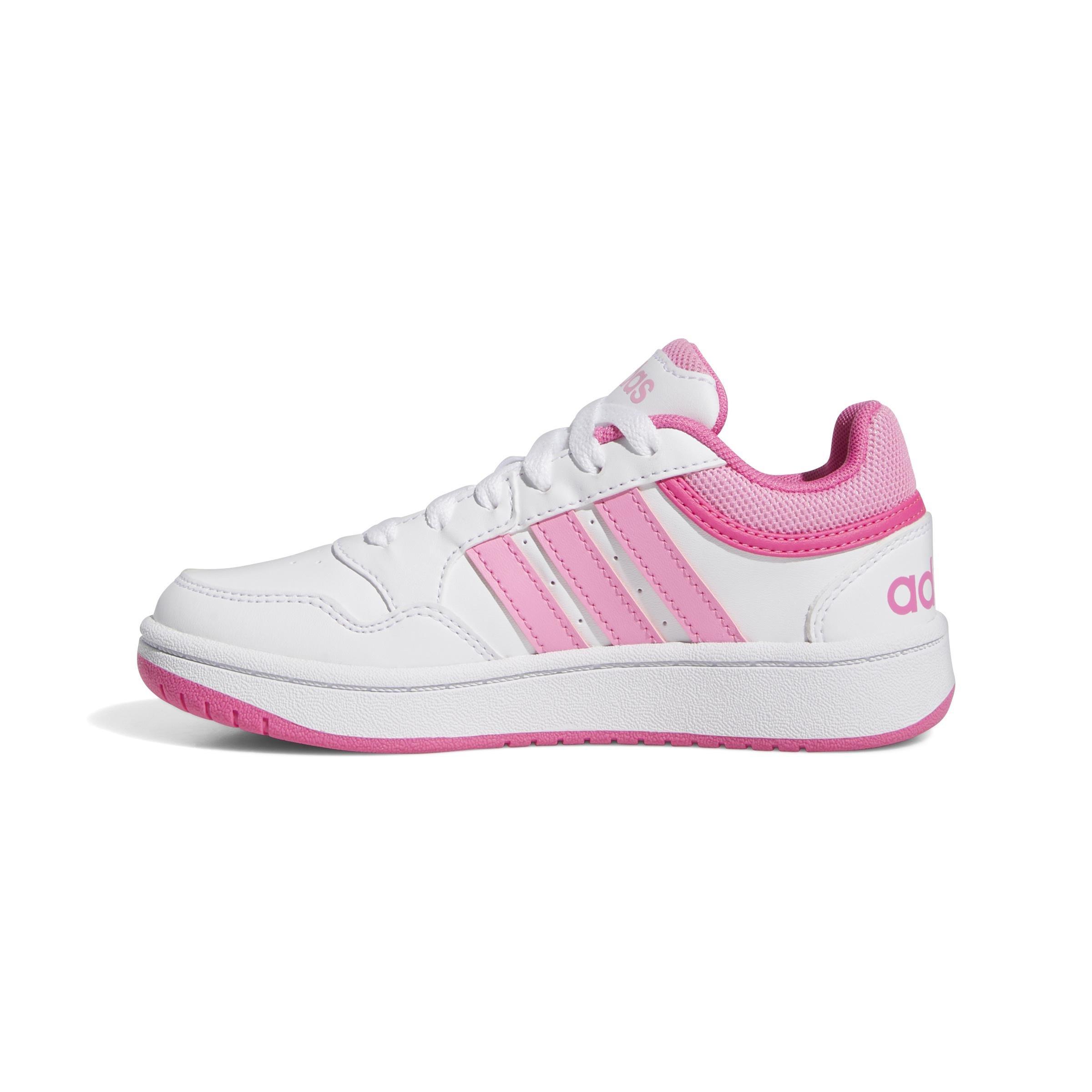 Unisex Kids Hoops Shoes, White, , large image number 7