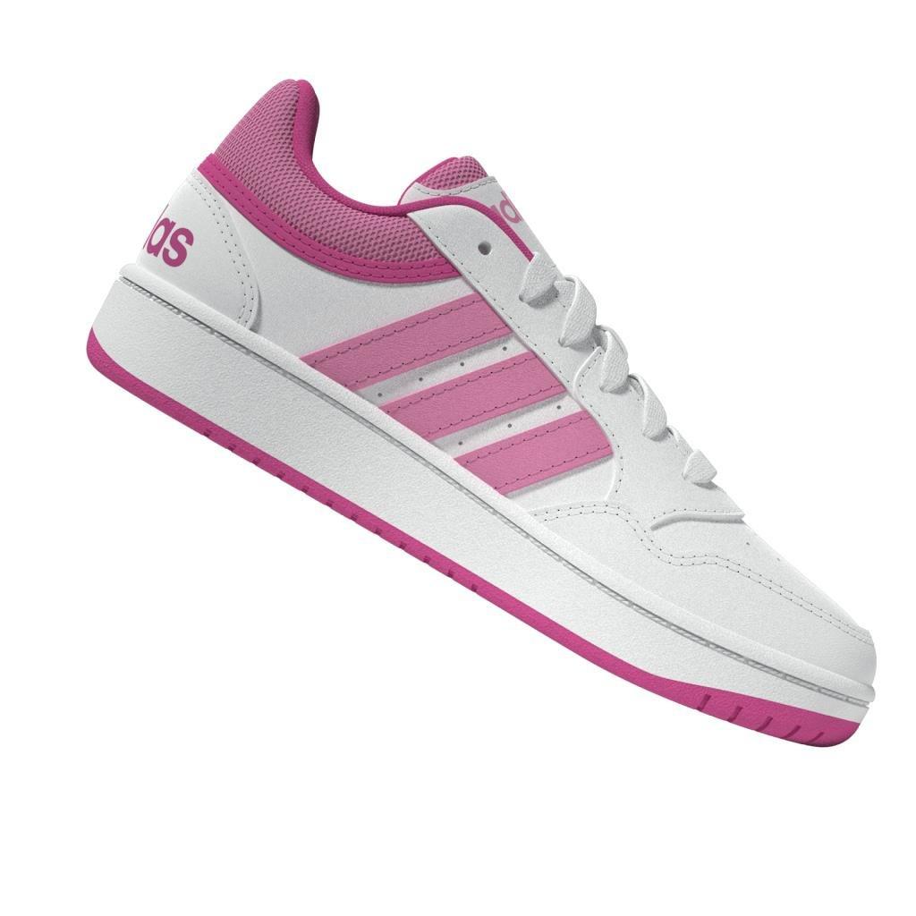 Unisex Kids Hoops Shoes, White, , large image number 8