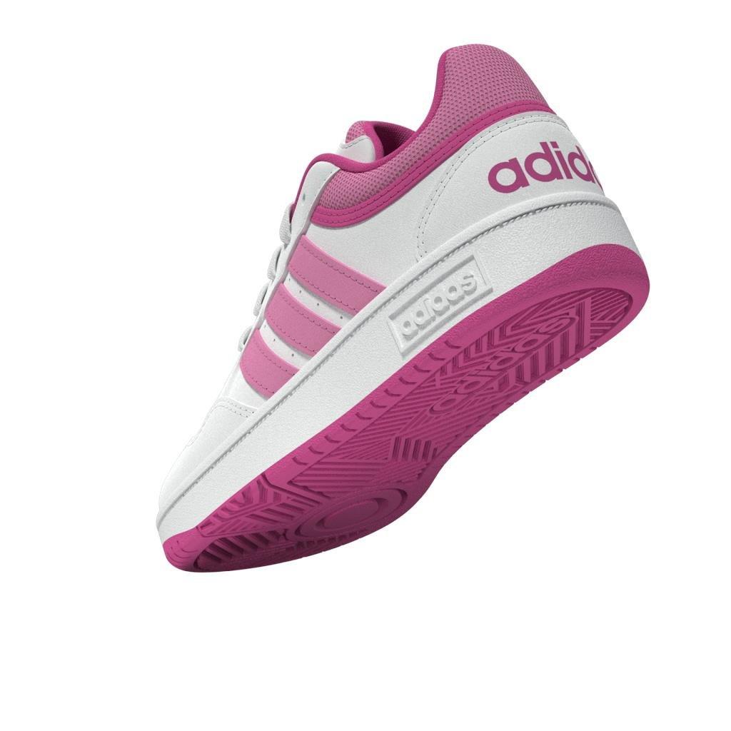Unisex Kids Hoops Shoes, White, , large image number 9