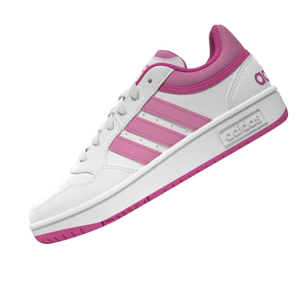 Unisex Kids Hoops Shoes, White, , large image number 10